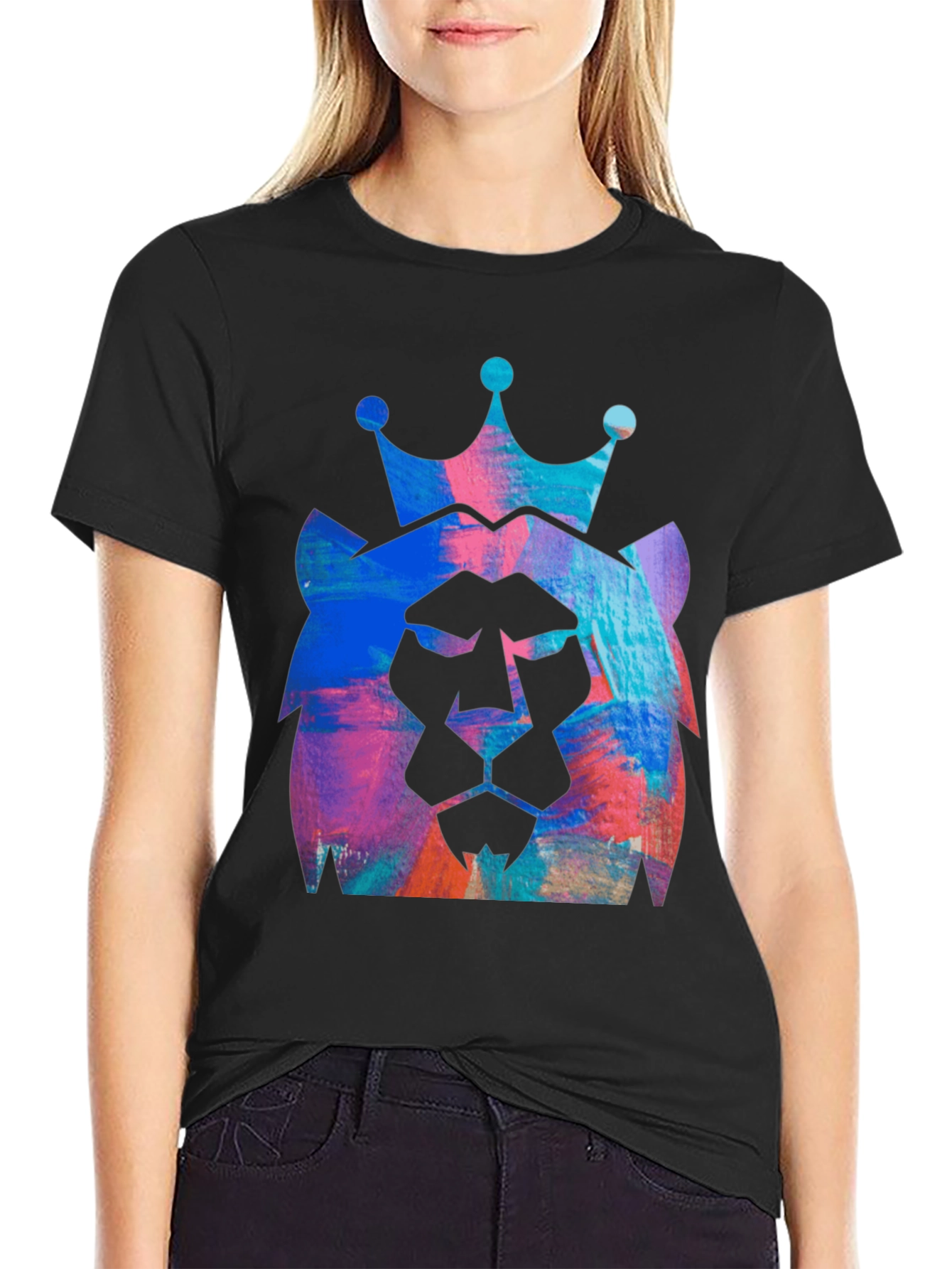 Lion King Graphic Tee - Mens Black T-Shirt