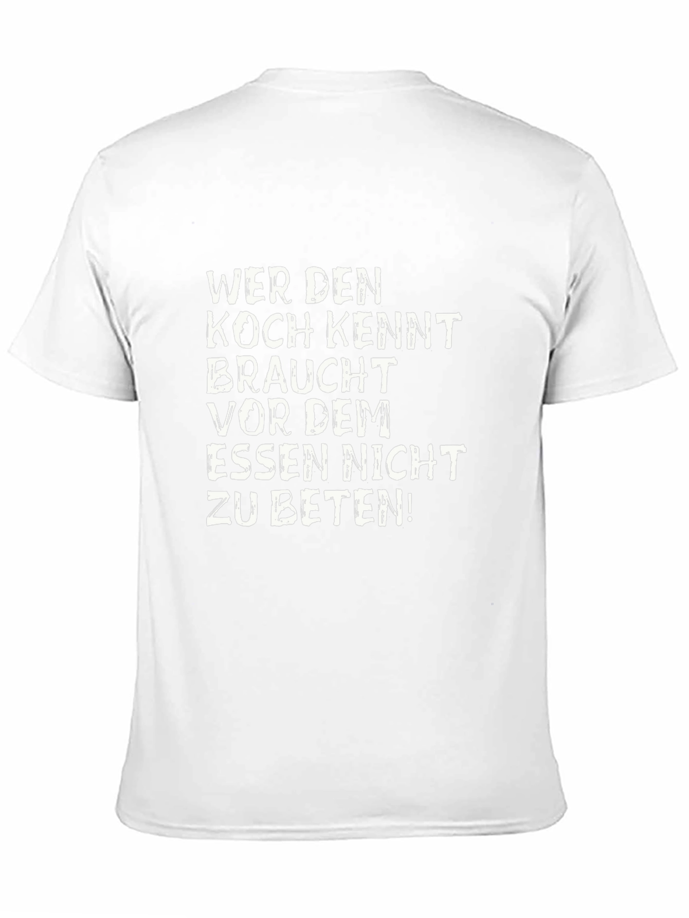 Funny German Cook T-Shirt - Wer Den Koch Kennt