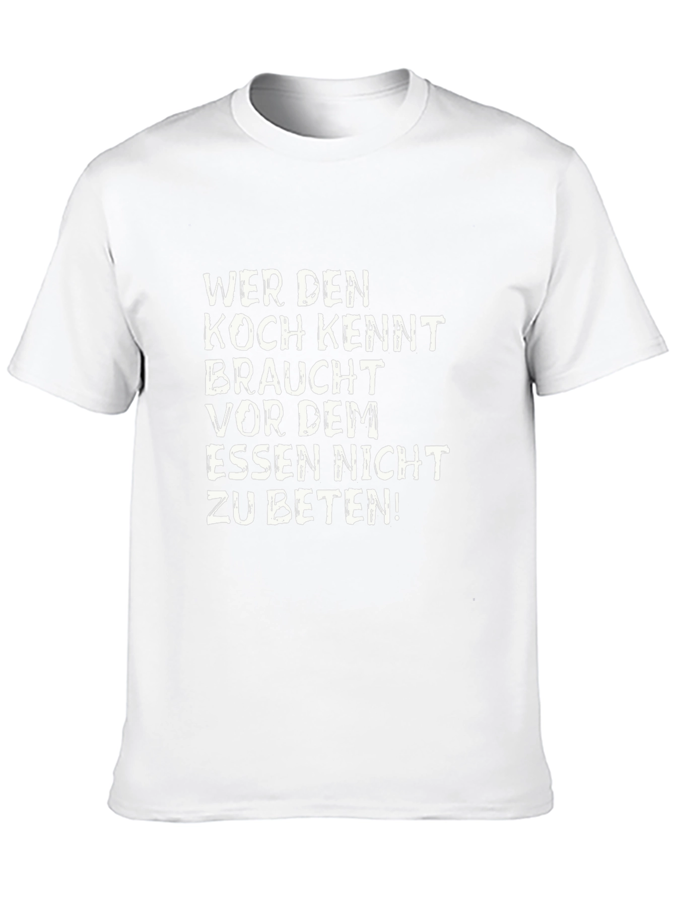 Funny German Cook T-Shirt - Wer Den Koch Kennt