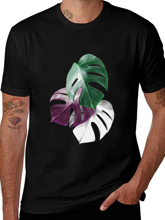 Tropical Leaf T-Shirt - Stylish Graphic Tee
