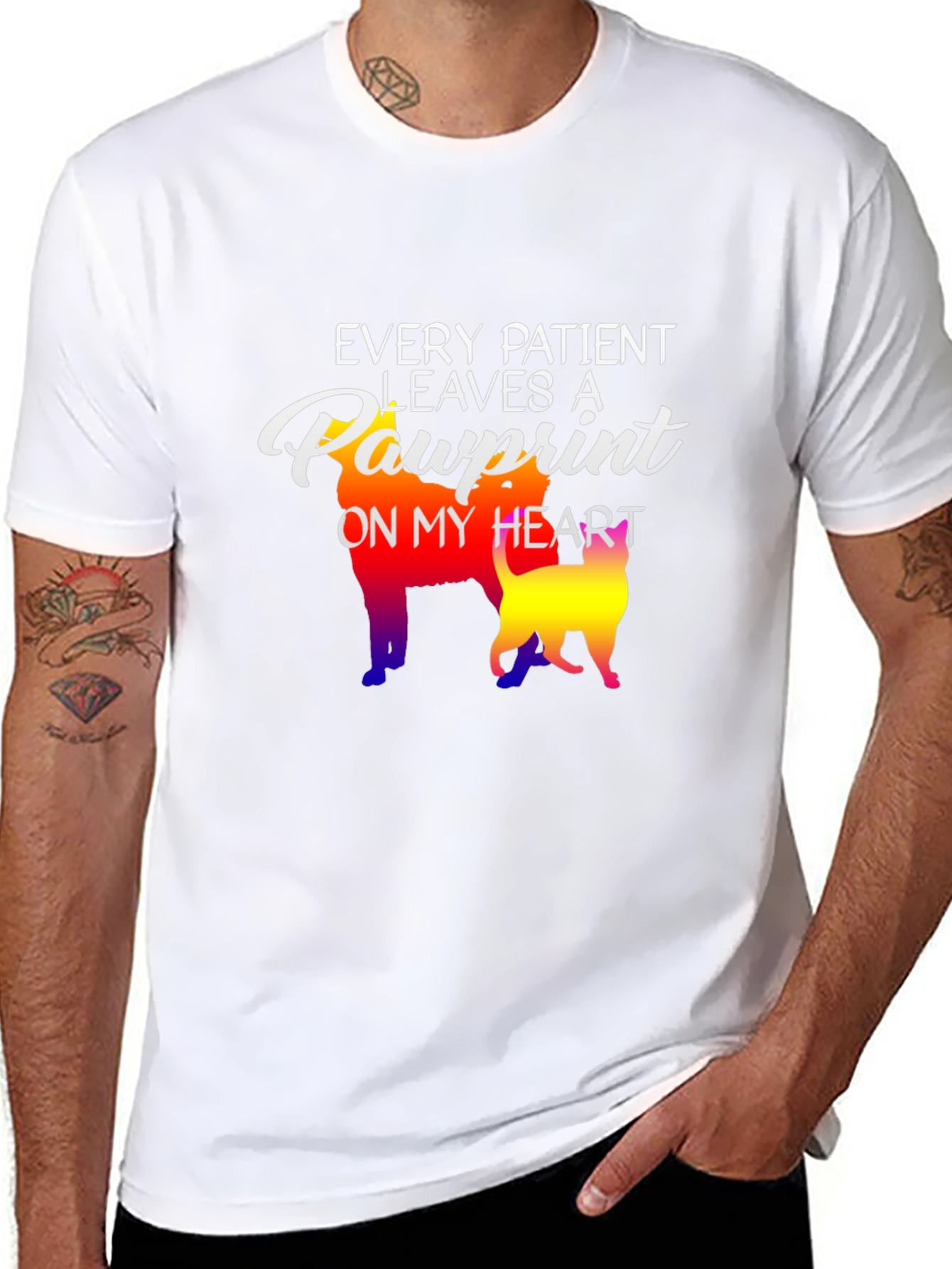 Every Patient Leaves Pawprint T-Shirt