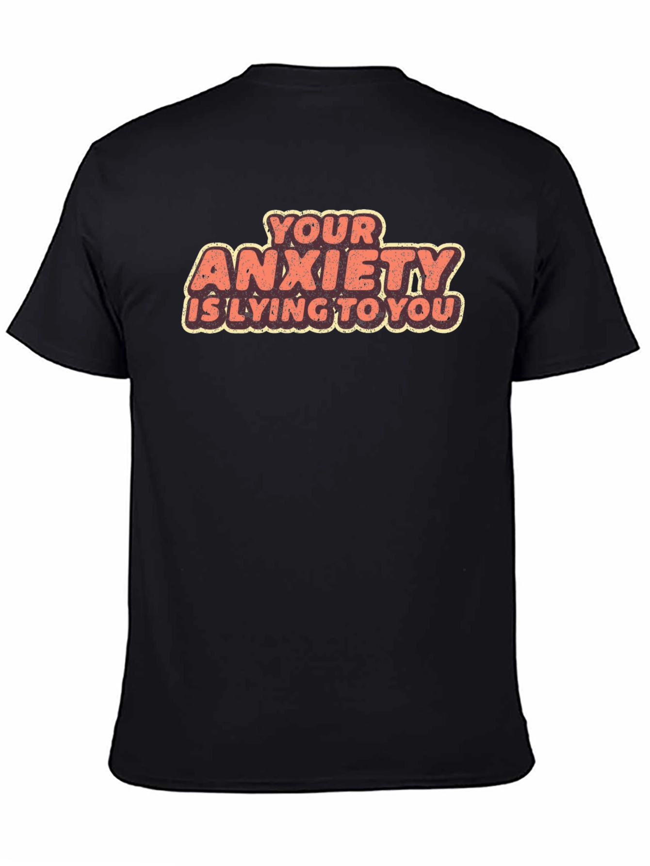 Anxiety Relief Graphic Tee - Black