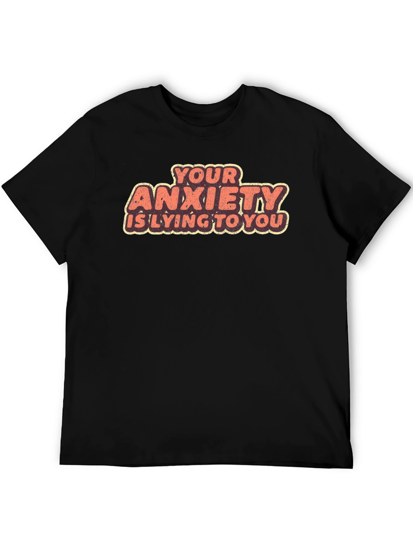 Anxiety Relief Graphic Tee - Black