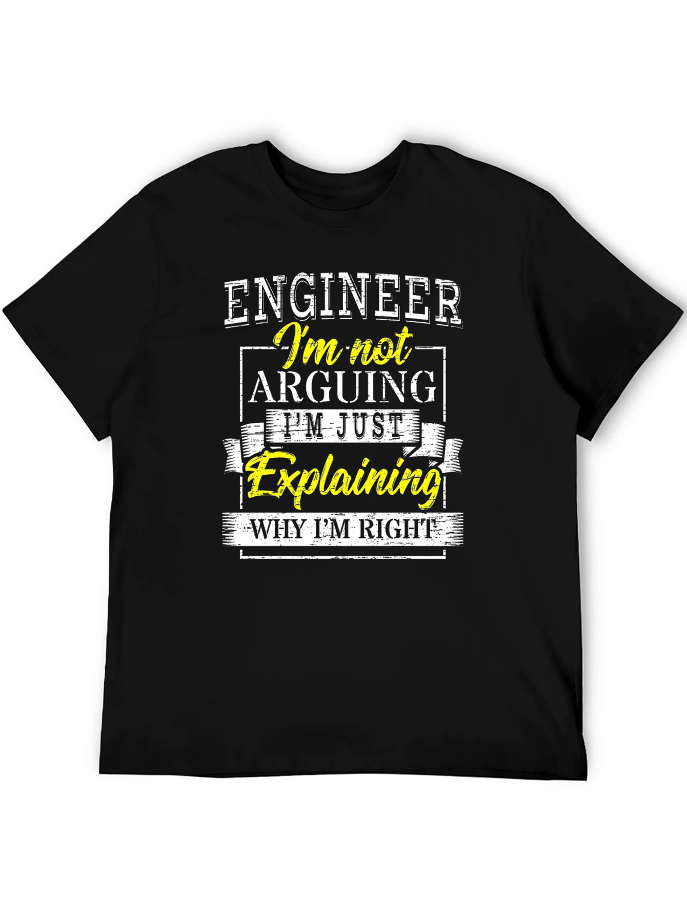 Engineer Explaining T-Shirt - Funny Sarcastic Tee