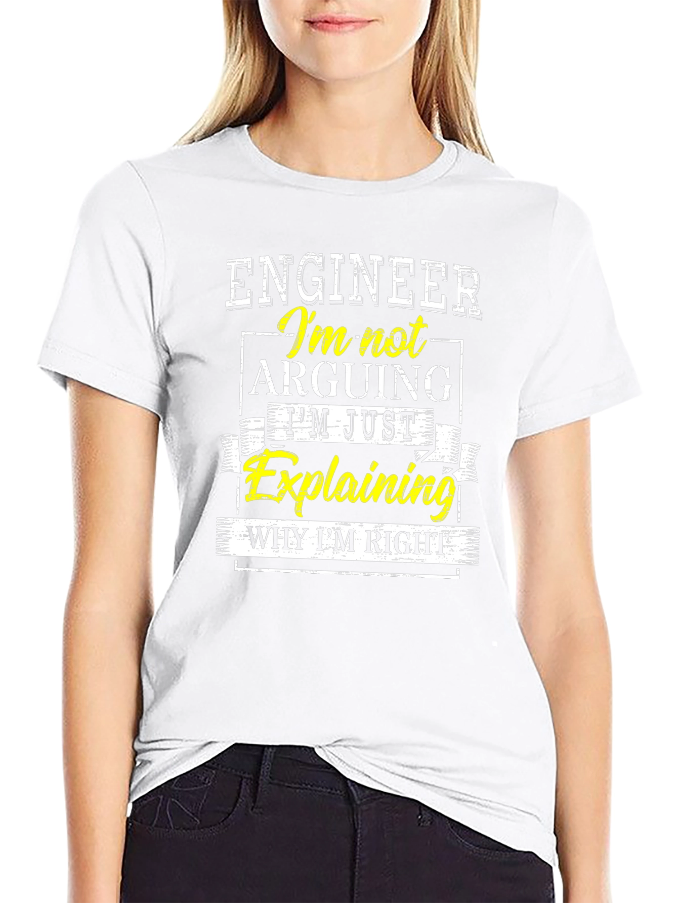 Engineer Explaining T-Shirt - Funny Sarcastic Tee