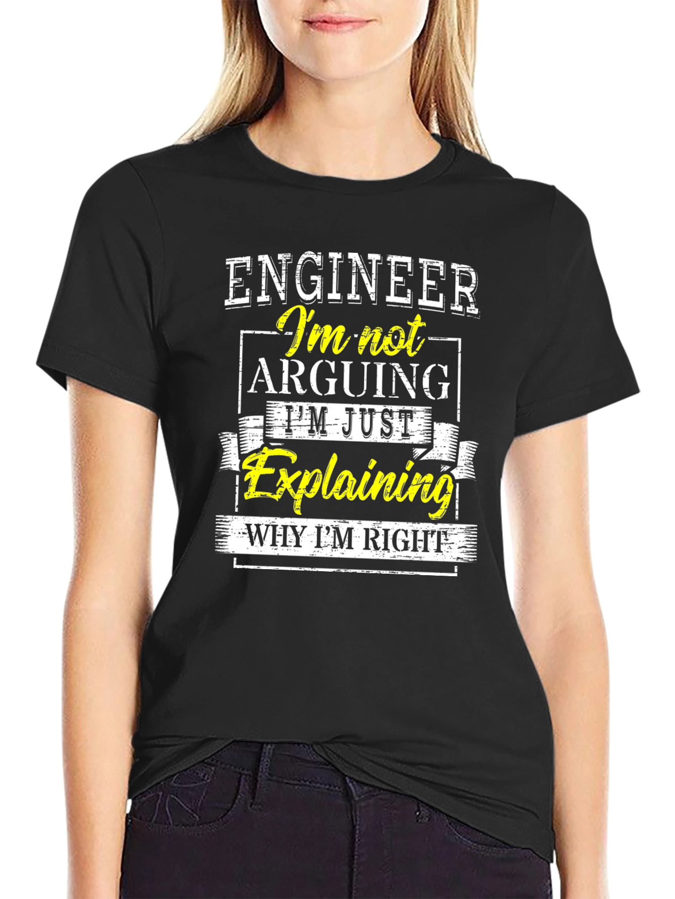 Engineer Explaining T-Shirt - Funny Sarcastic Tee
