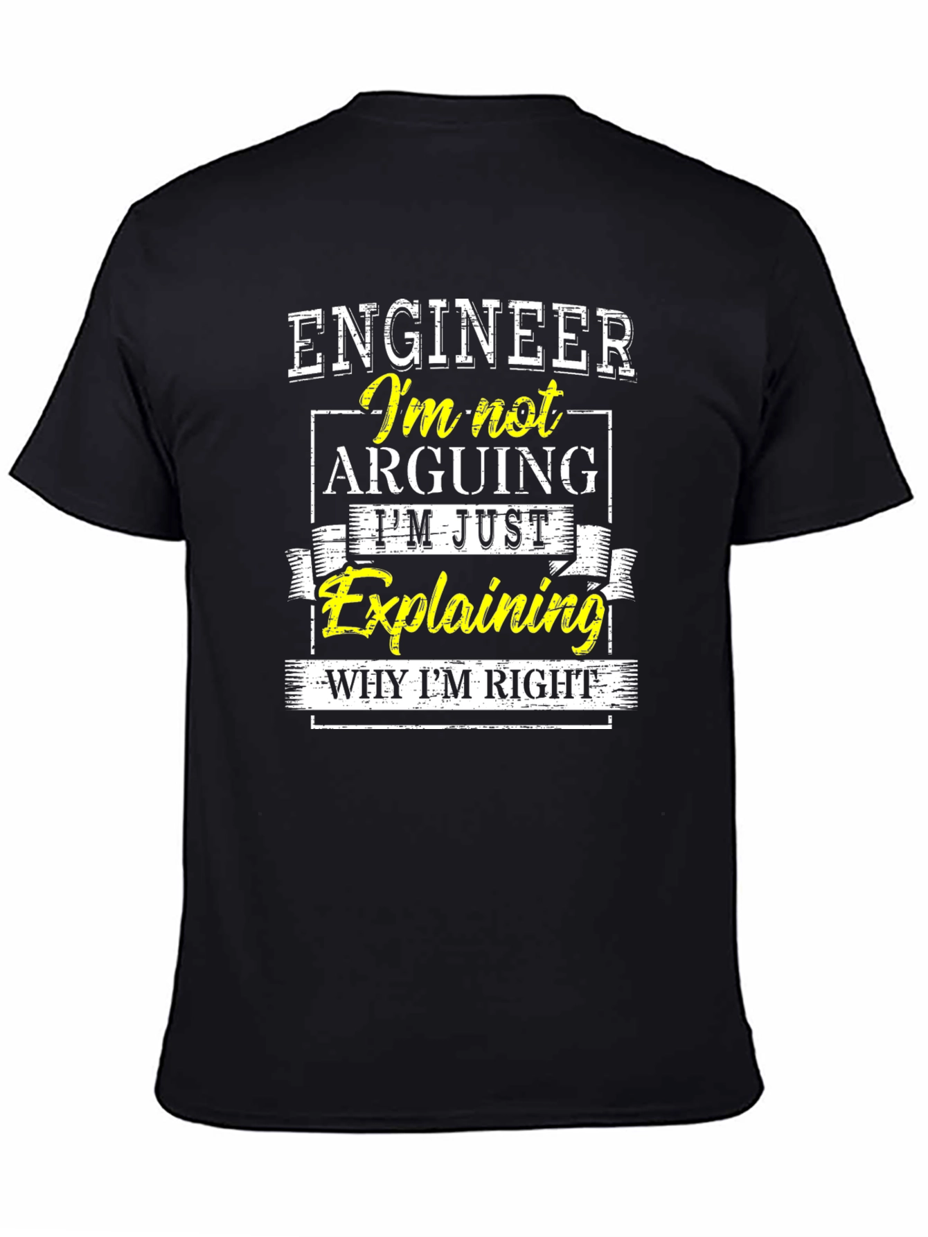 Engineer Explaining T-Shirt - Funny Sarcastic Tee