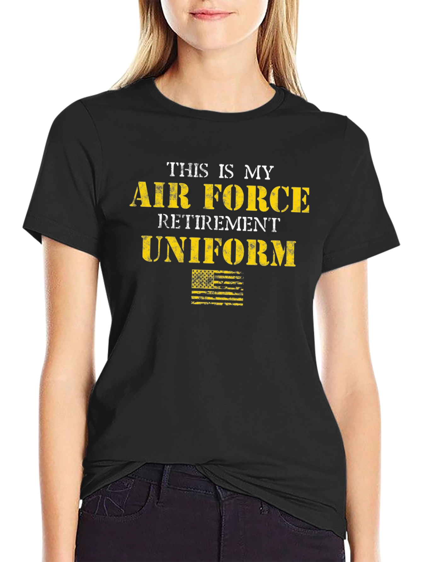 Air Force Retirement Uniform T-Shirt