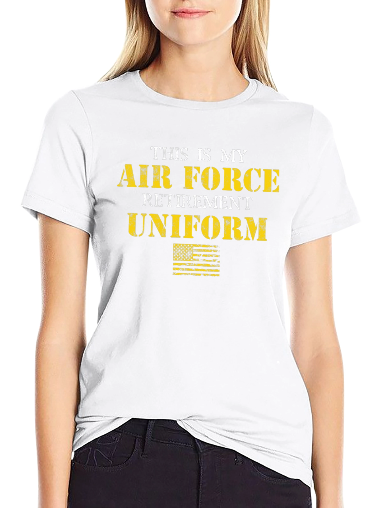 Air Force Retirement Uniform T-Shirt