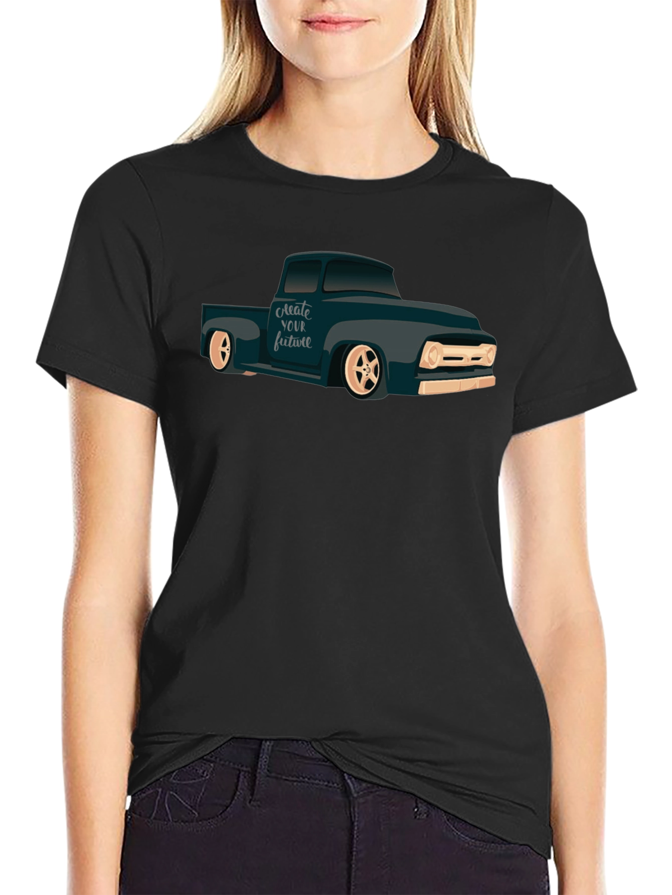 Classic Truck Graphic T-Shirt - Create Your Future