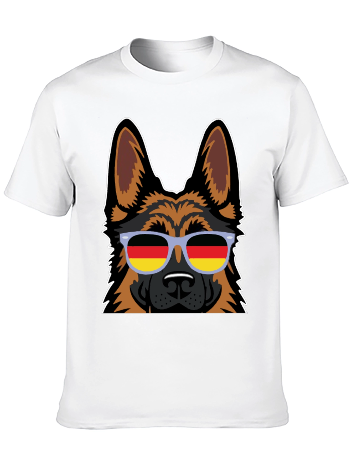 German Shepherd Dog Sunglasses T-Shirt - Cool Graphic Tee