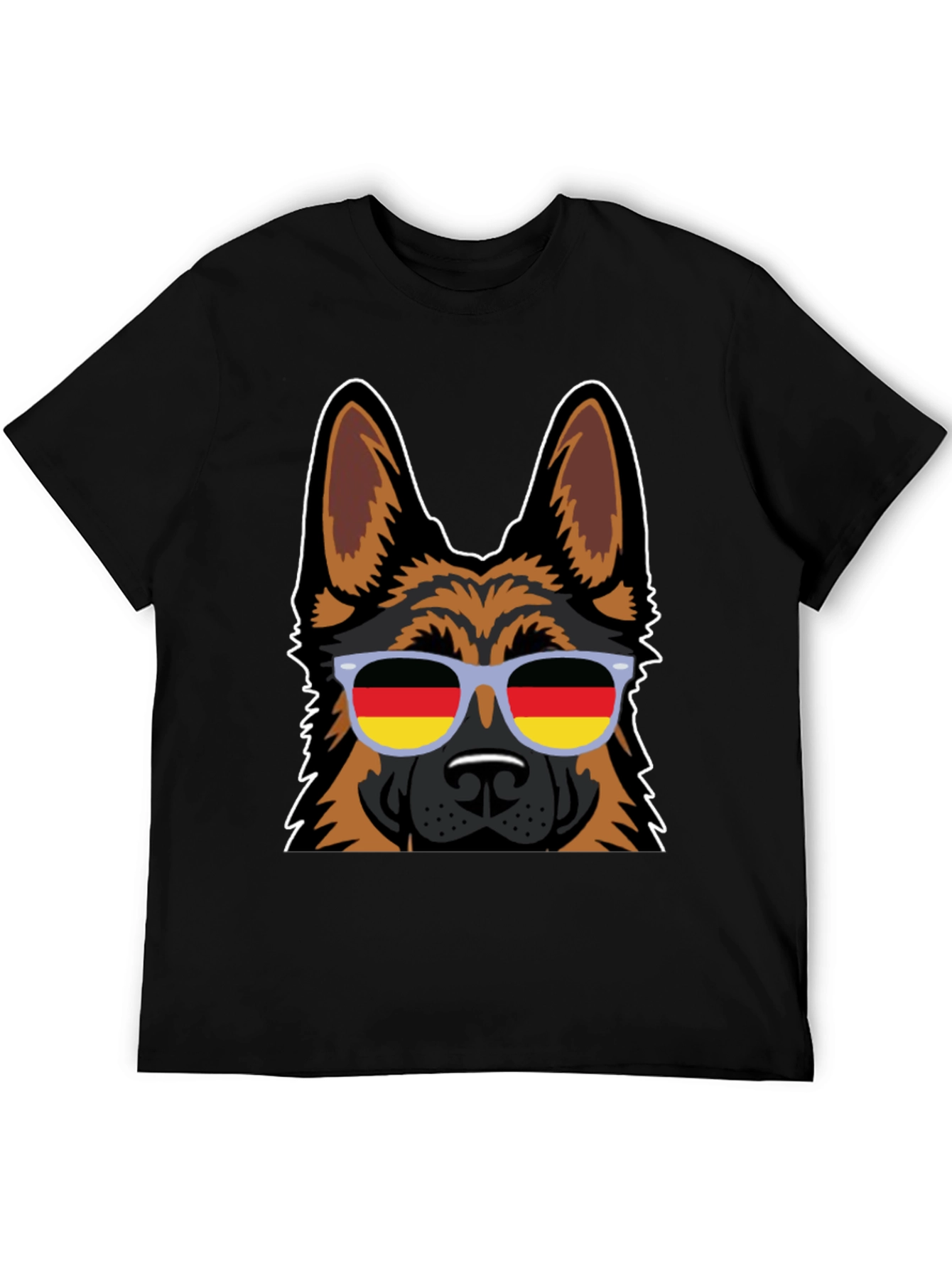 German Shepherd Dog Sunglasses T-Shirt - Cool Graphic Tee