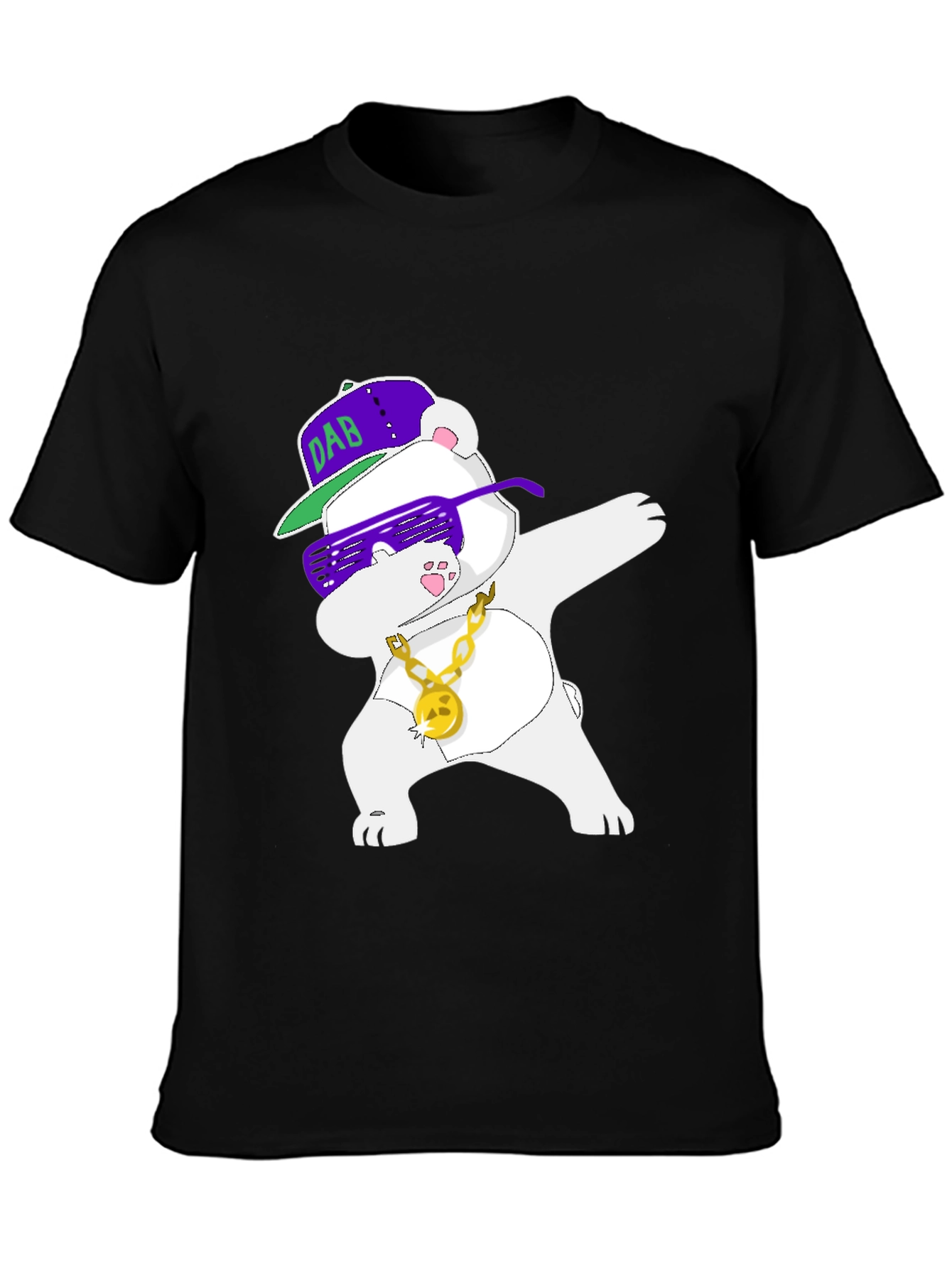Dabbing Bear T-Shirt Cool Graphic Tee