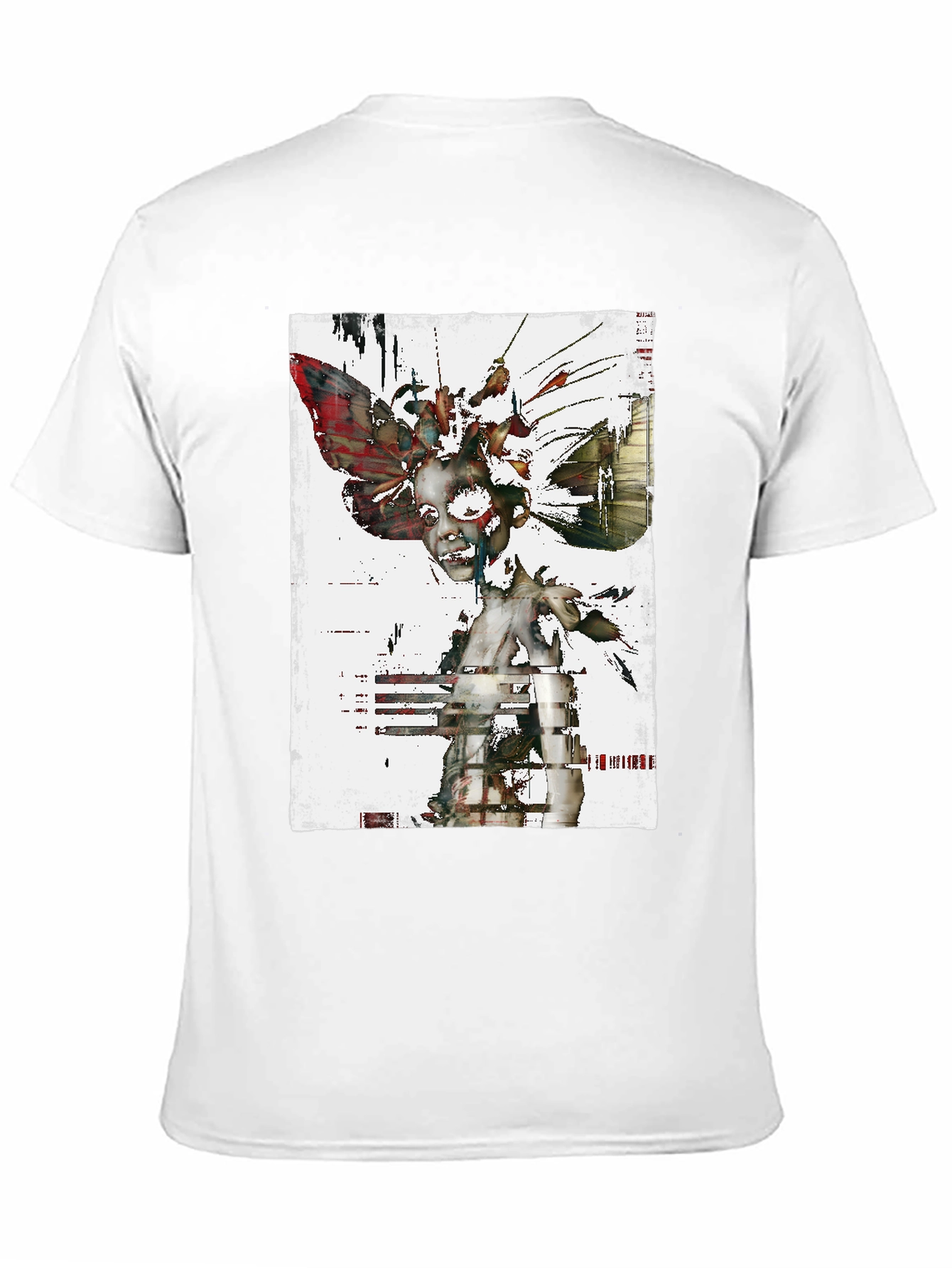 Abstract Art Graphic Print Black T-Shirt