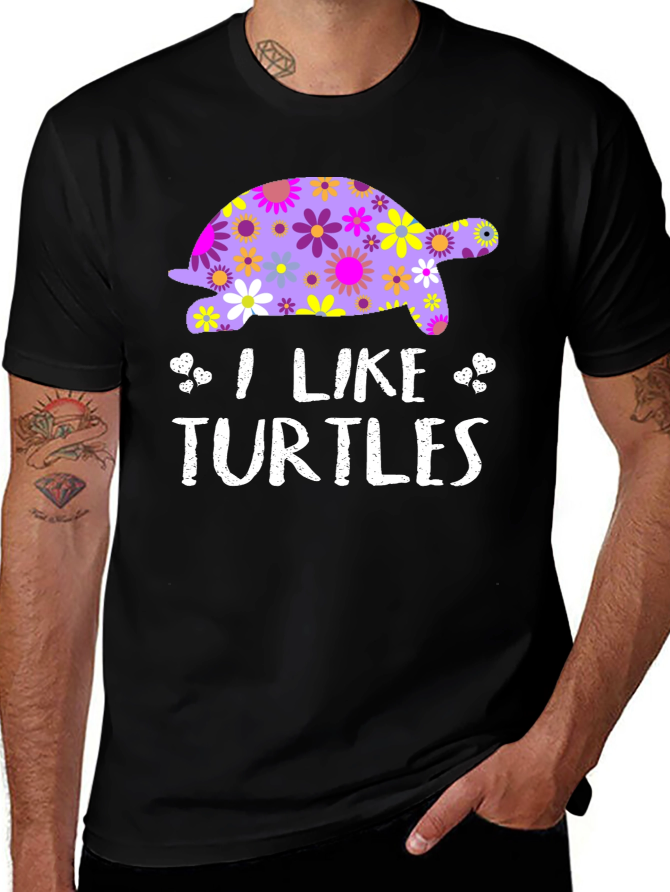 I Like Turtles Graphic T-Shirt