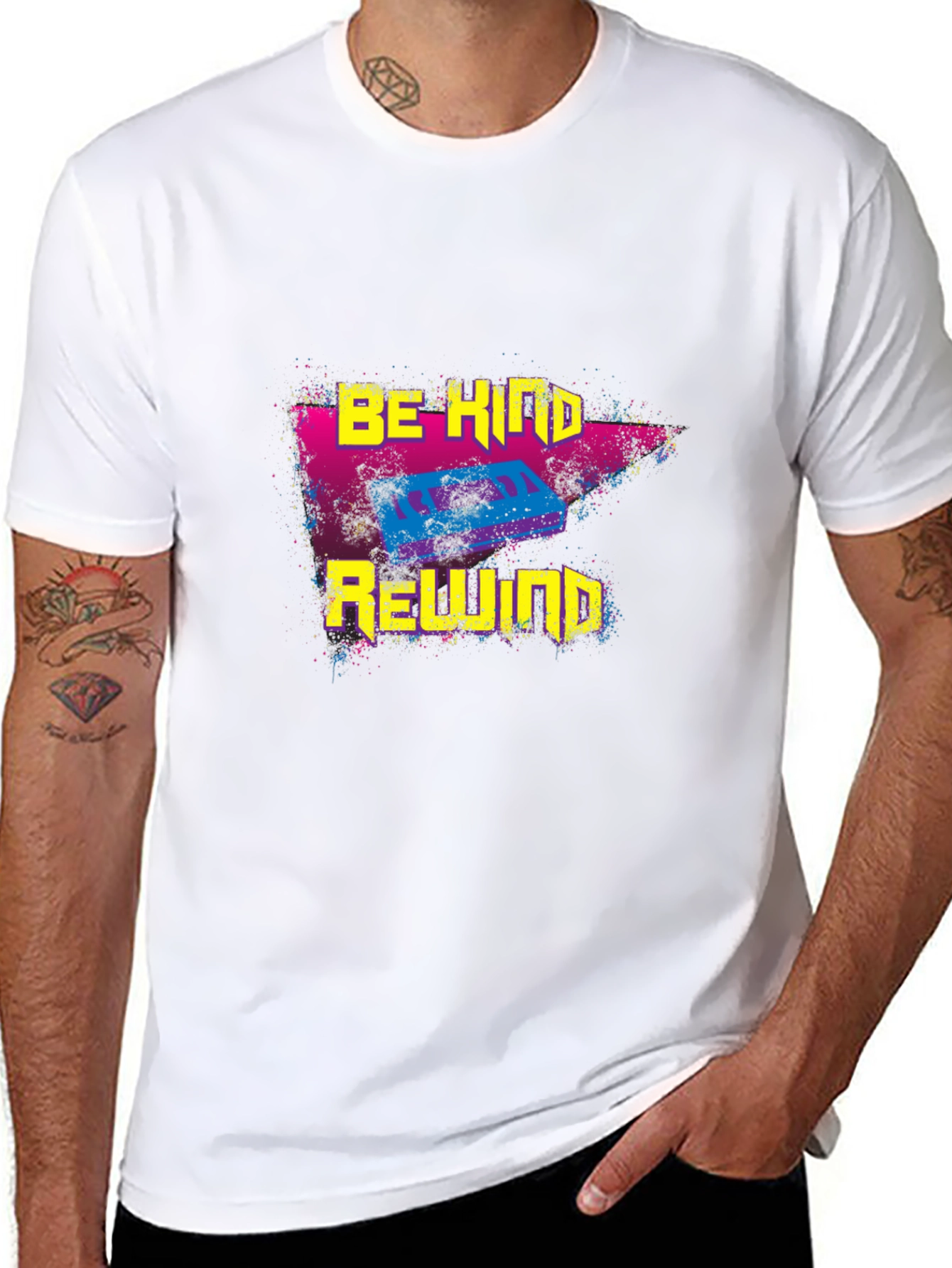 Retro Be Kind Rewind Graphic Tee