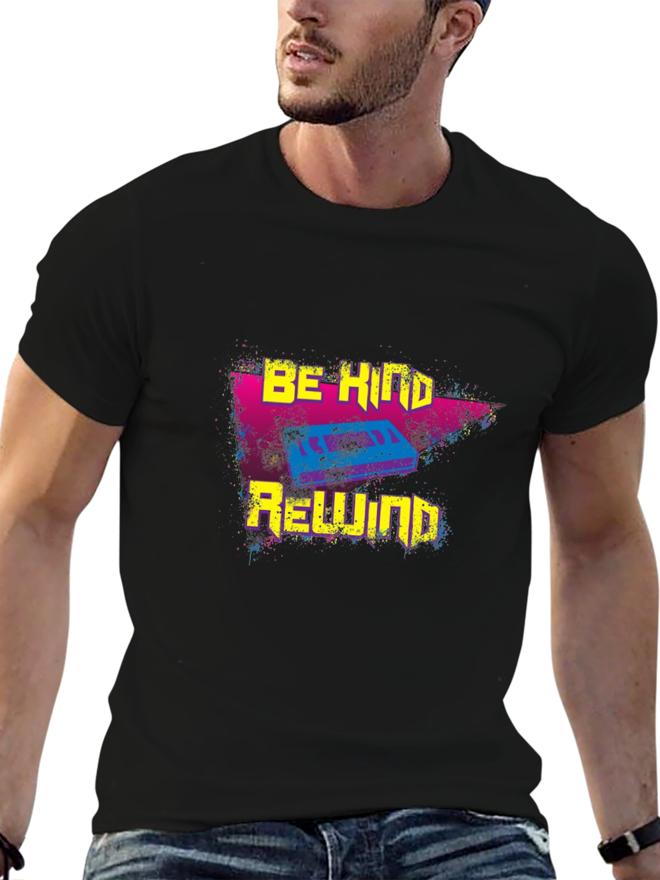 Retro Be Kind Rewind Graphic Tee