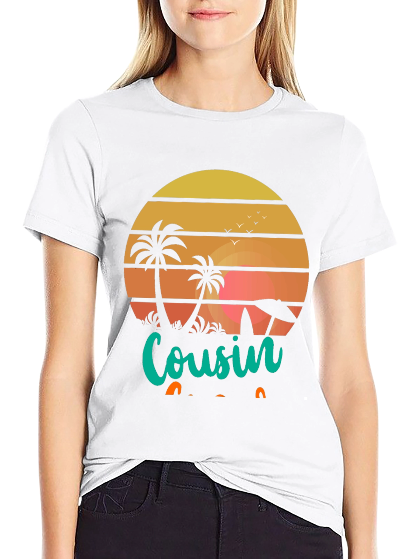 Cousin Beach Sunset T-Shirt
