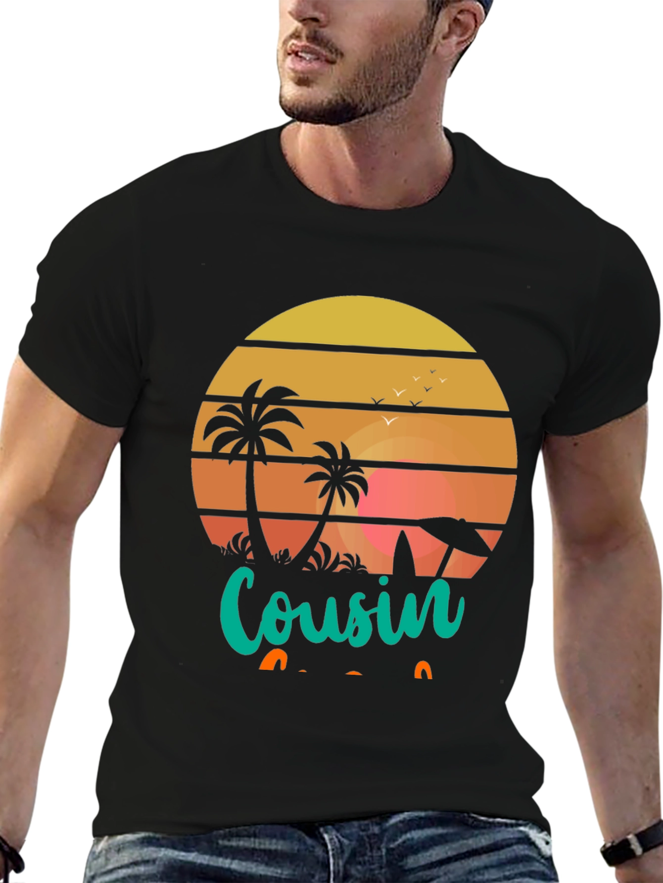 Cousin Beach Sunset T-Shirt