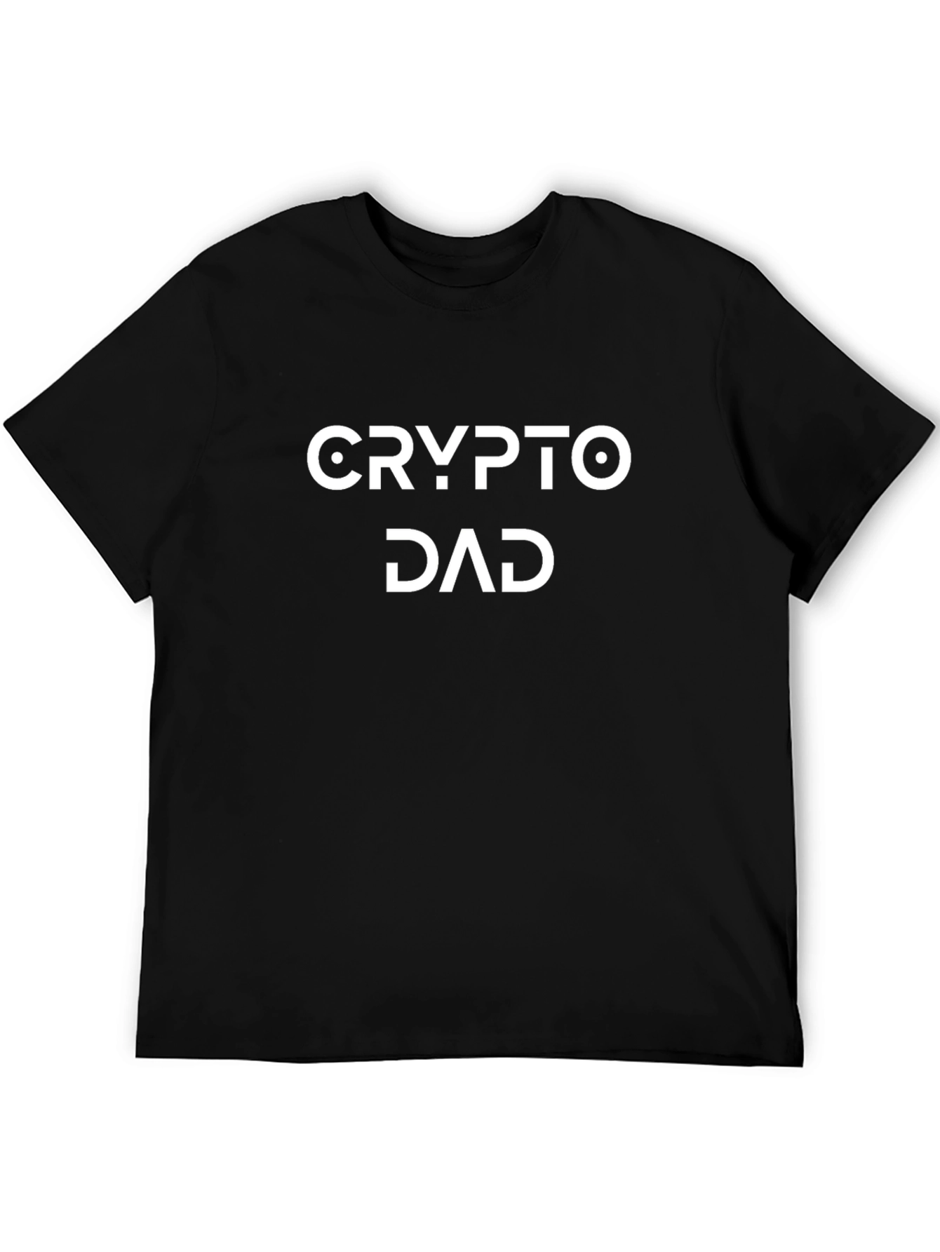 Crypto Dad Graphic T-Shirt - Black