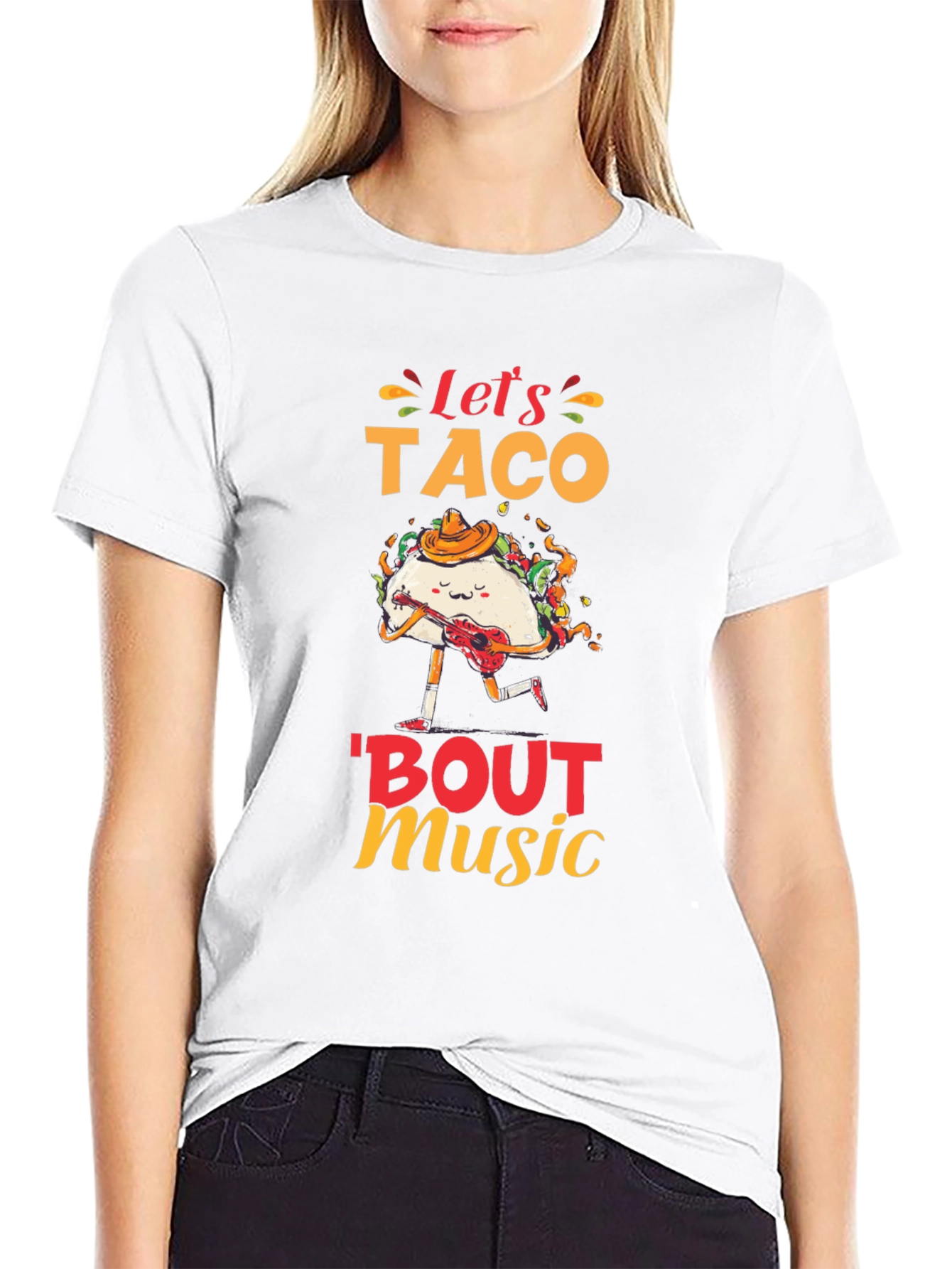 Lets Taco Bout Music Graphic Tee