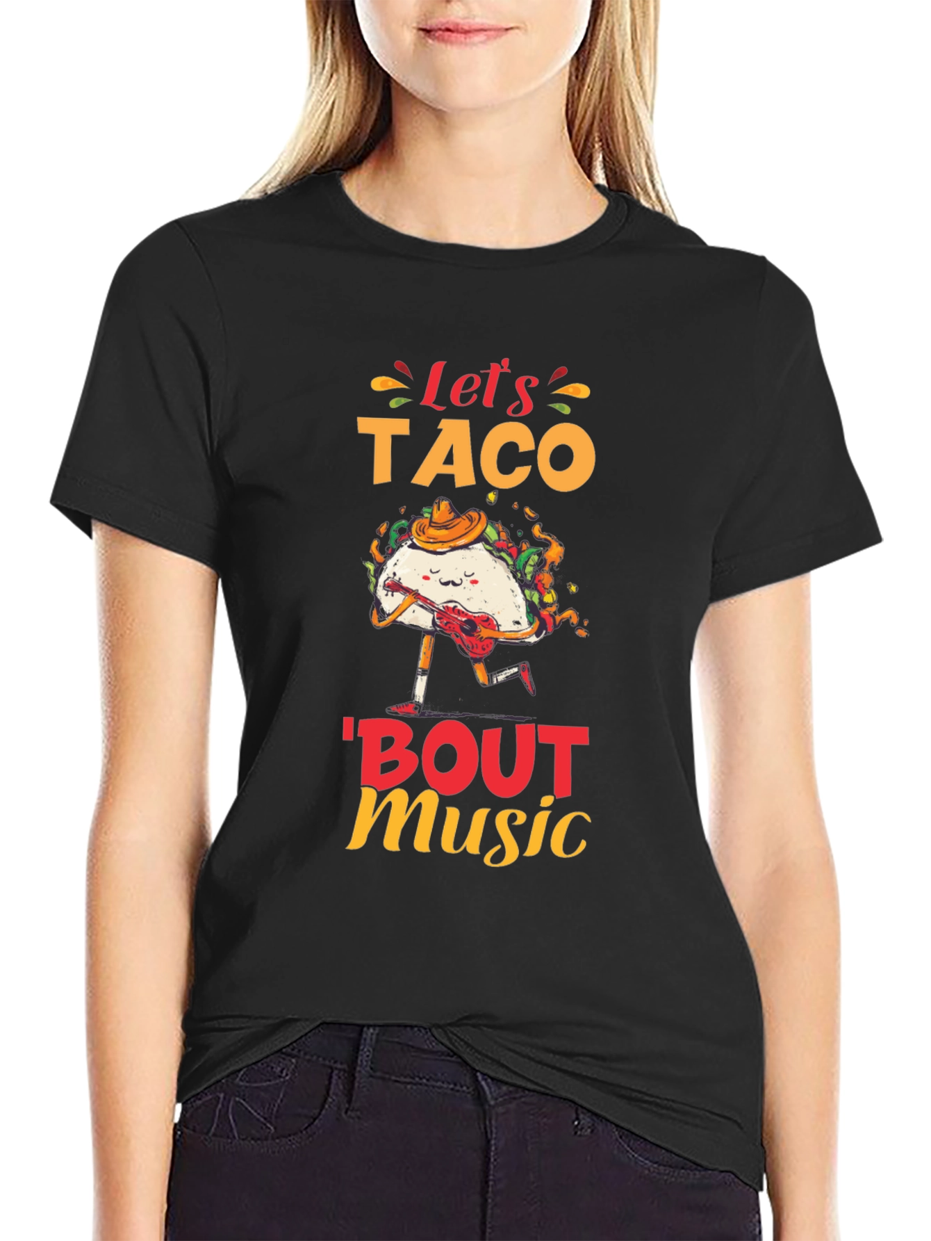 Lets Taco Bout Music Graphic Tee