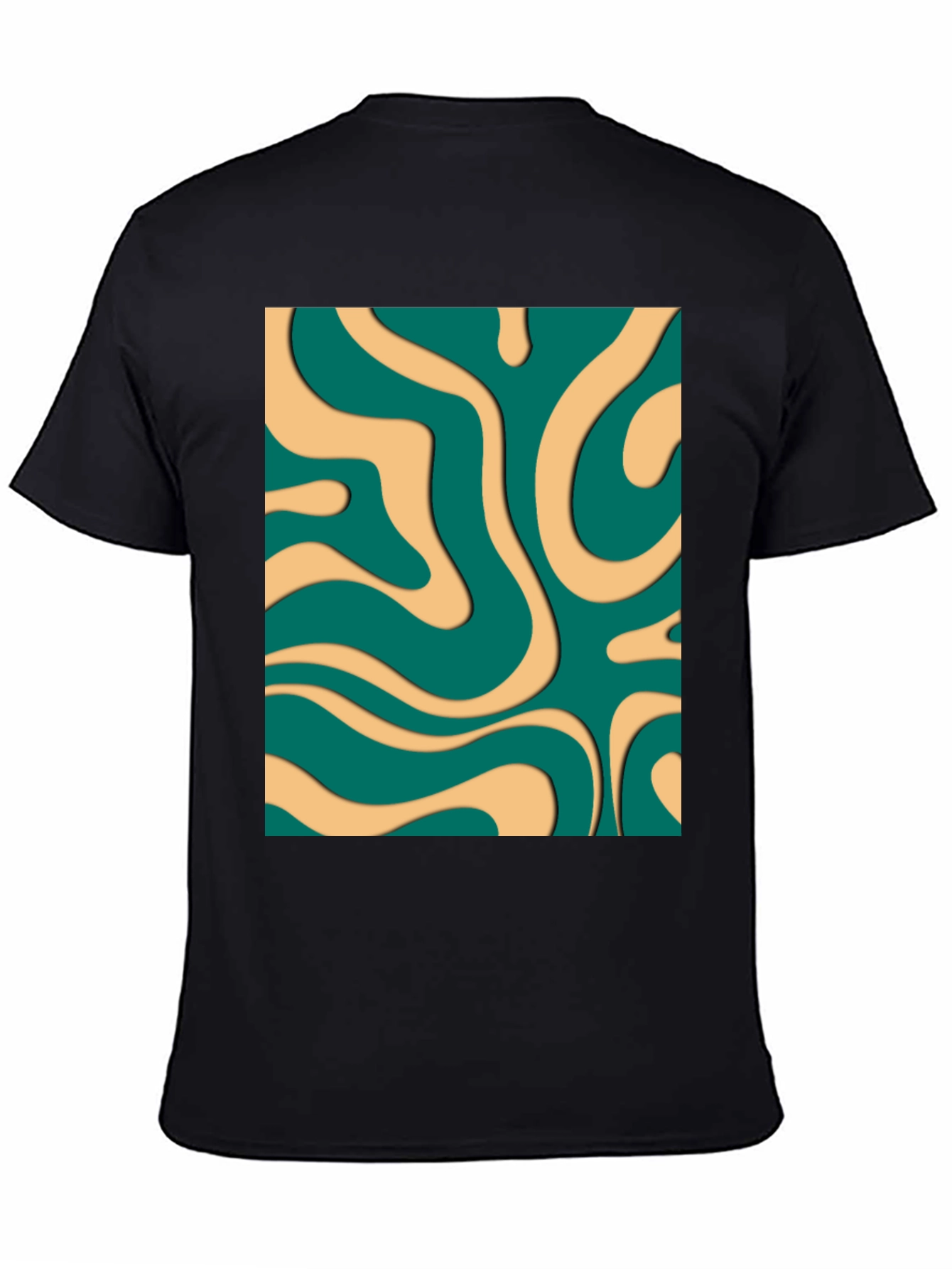 Groovy Swirl Graphic Tee - Retro Style
