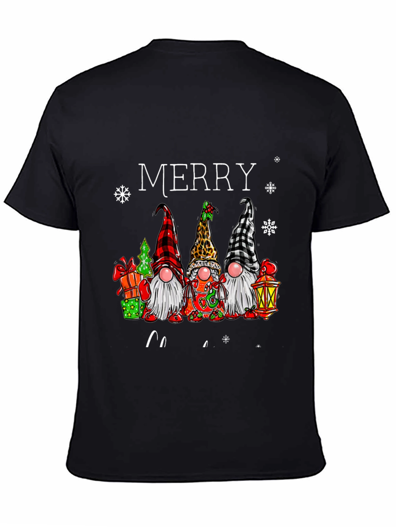 Merry Christmas Gnomes Graphic T-Shirt