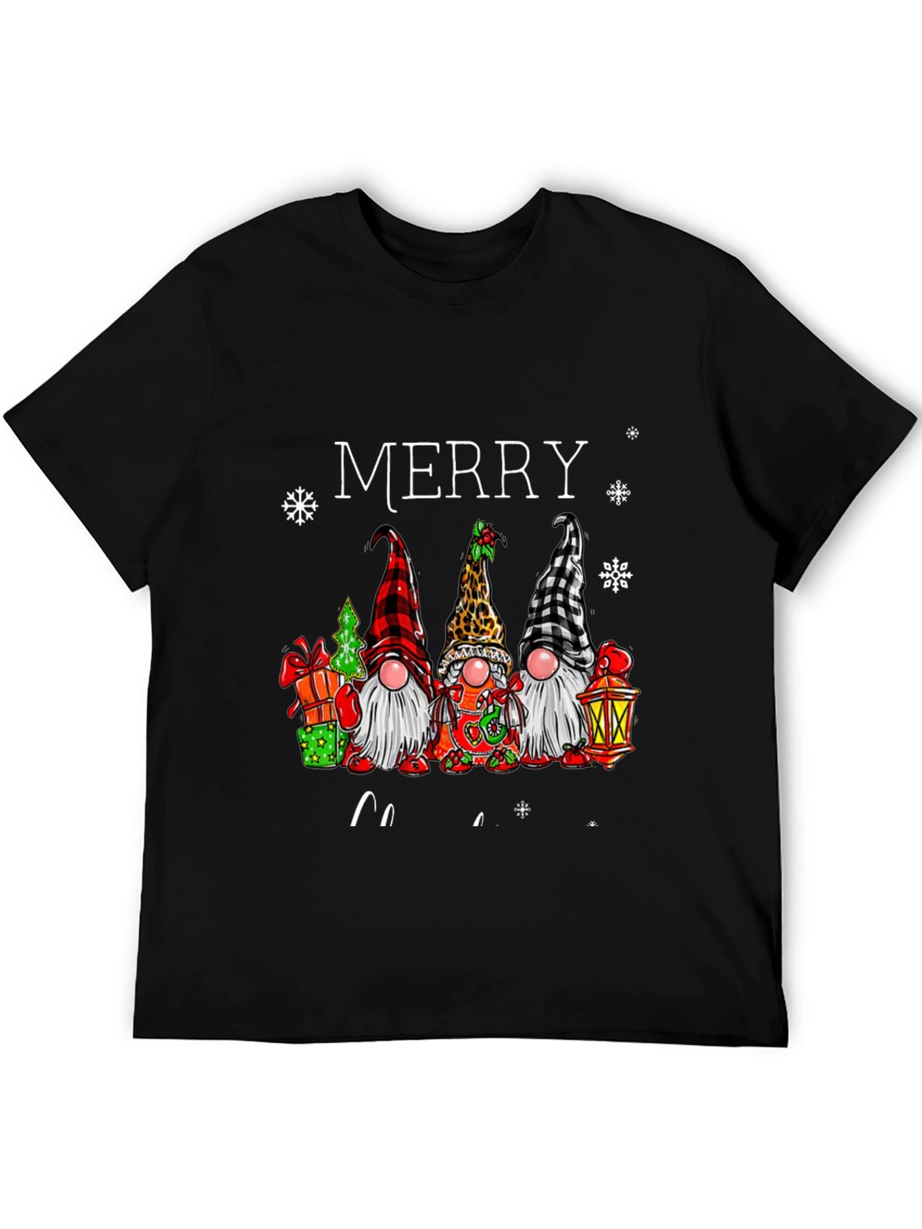 Merry Christmas Gnomes Graphic T-Shirt