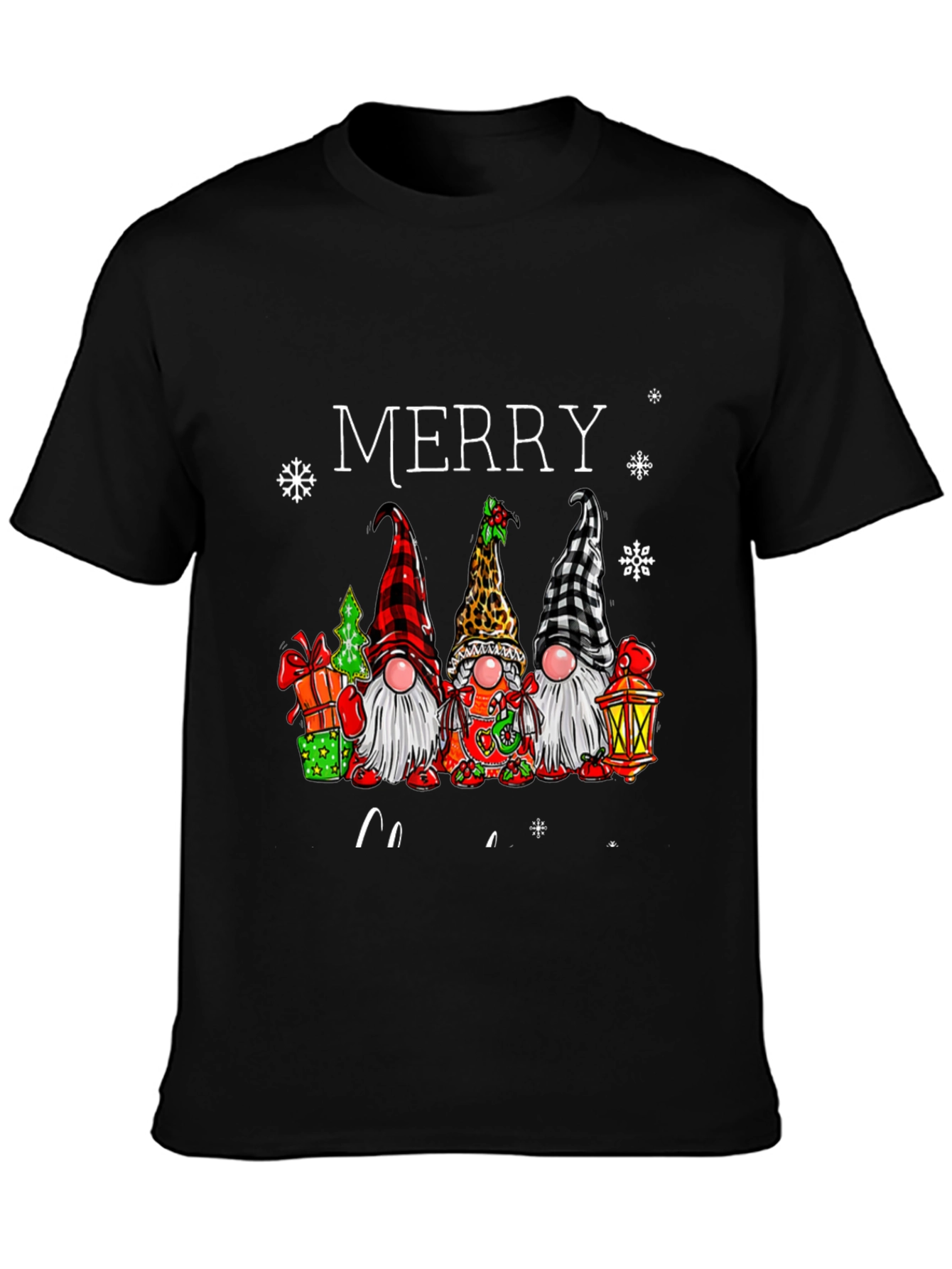 Merry Christmas Gnomes Graphic T-Shirt