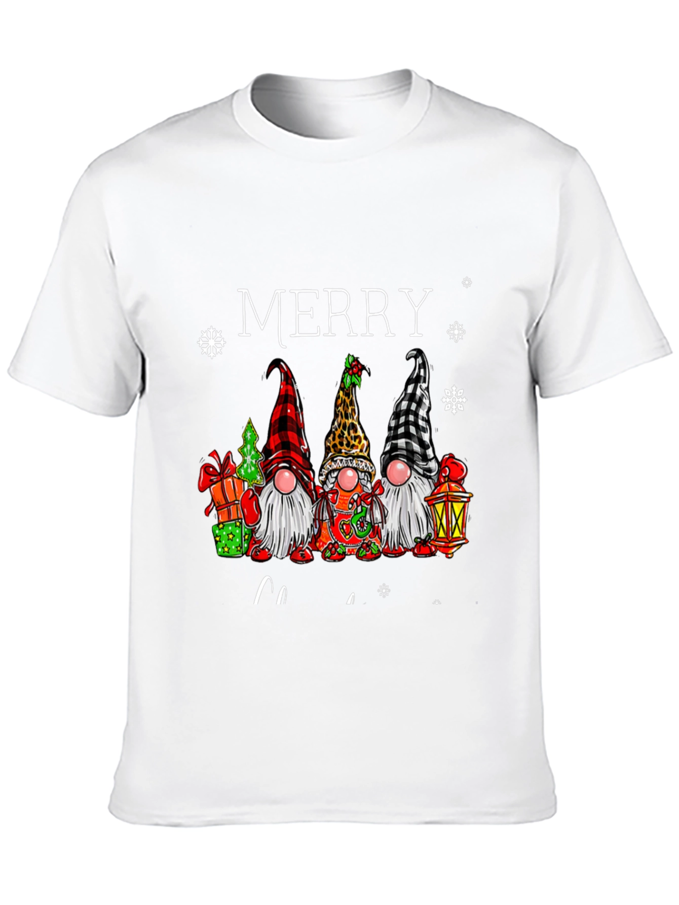 Merry Christmas Gnomes Graphic T-Shirt