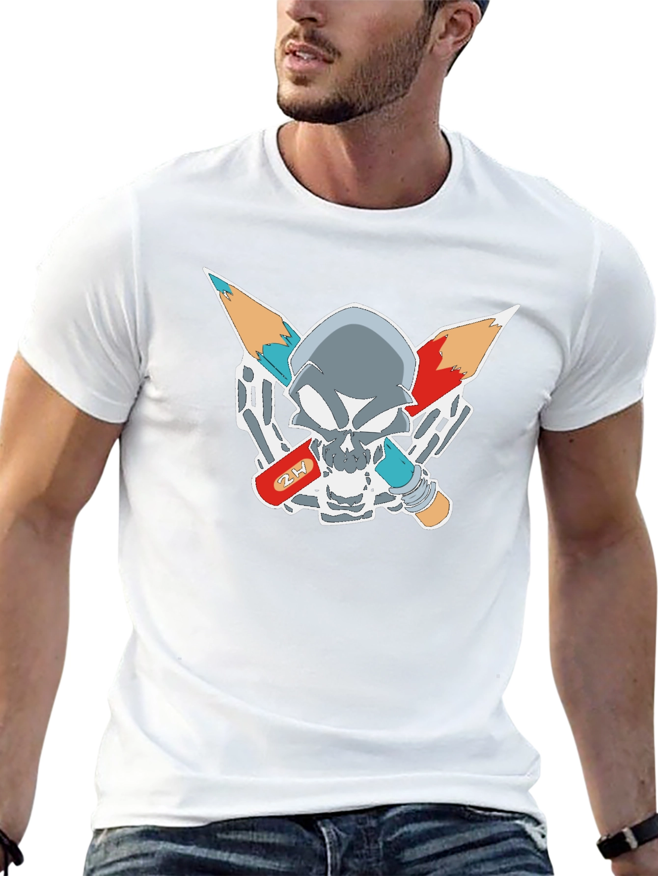 Skull & Pencil Graphic Tee - Artist Edition