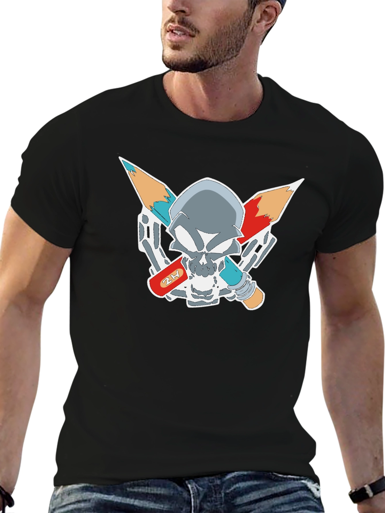 Skull & Pencil Graphic Tee - Artist Edition