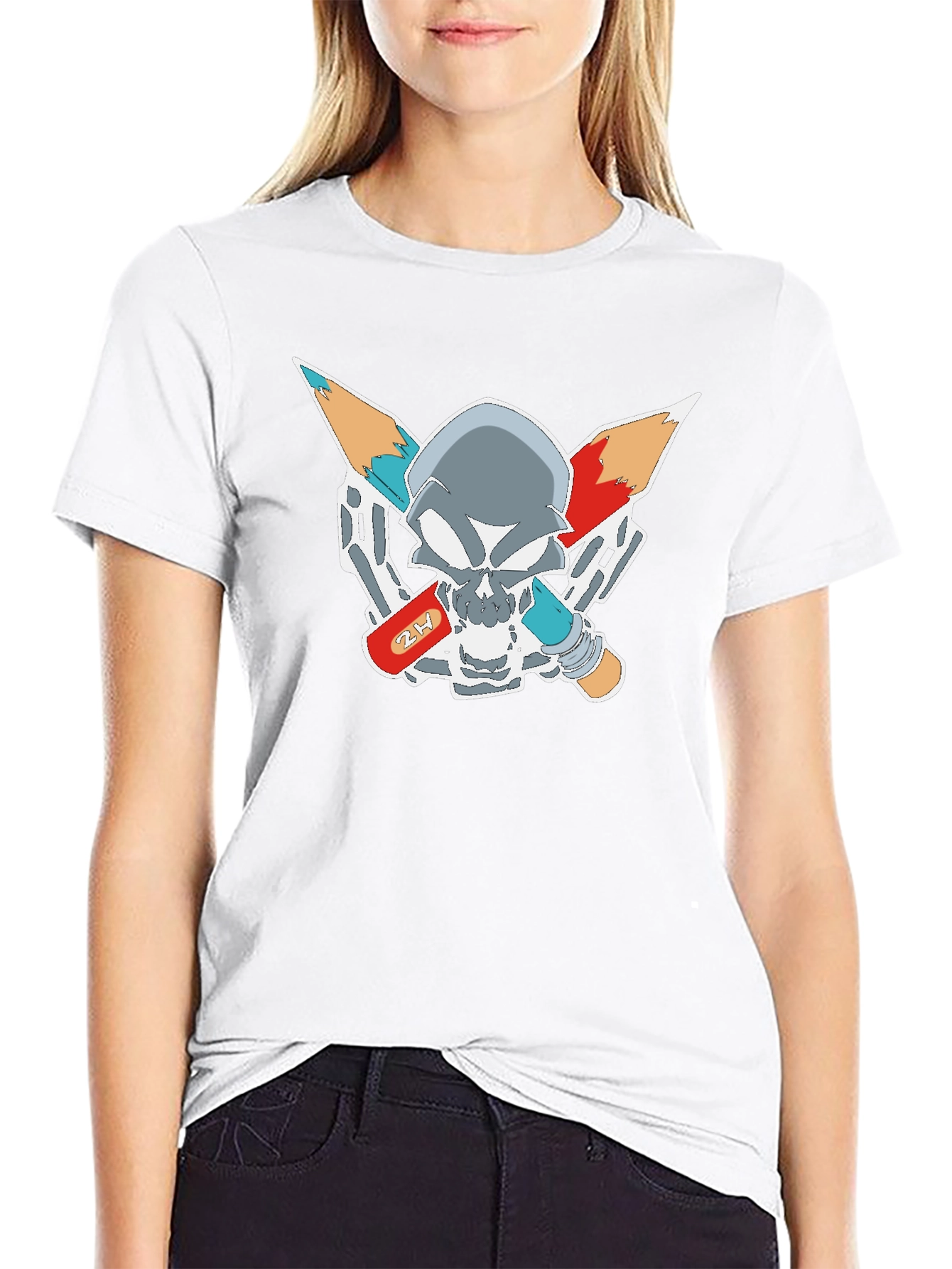 Skull & Pencil Graphic Tee - Artist Edition