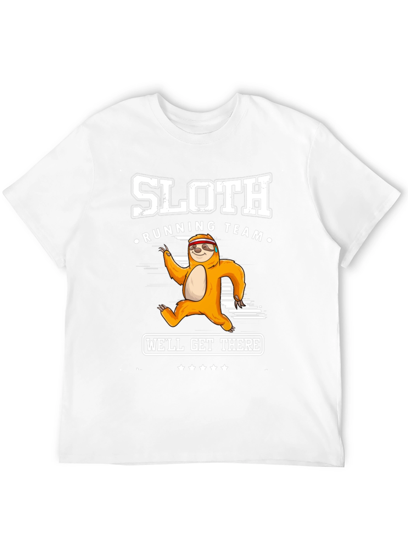 Sloth Running Team Graphic Tee - Well Get There!