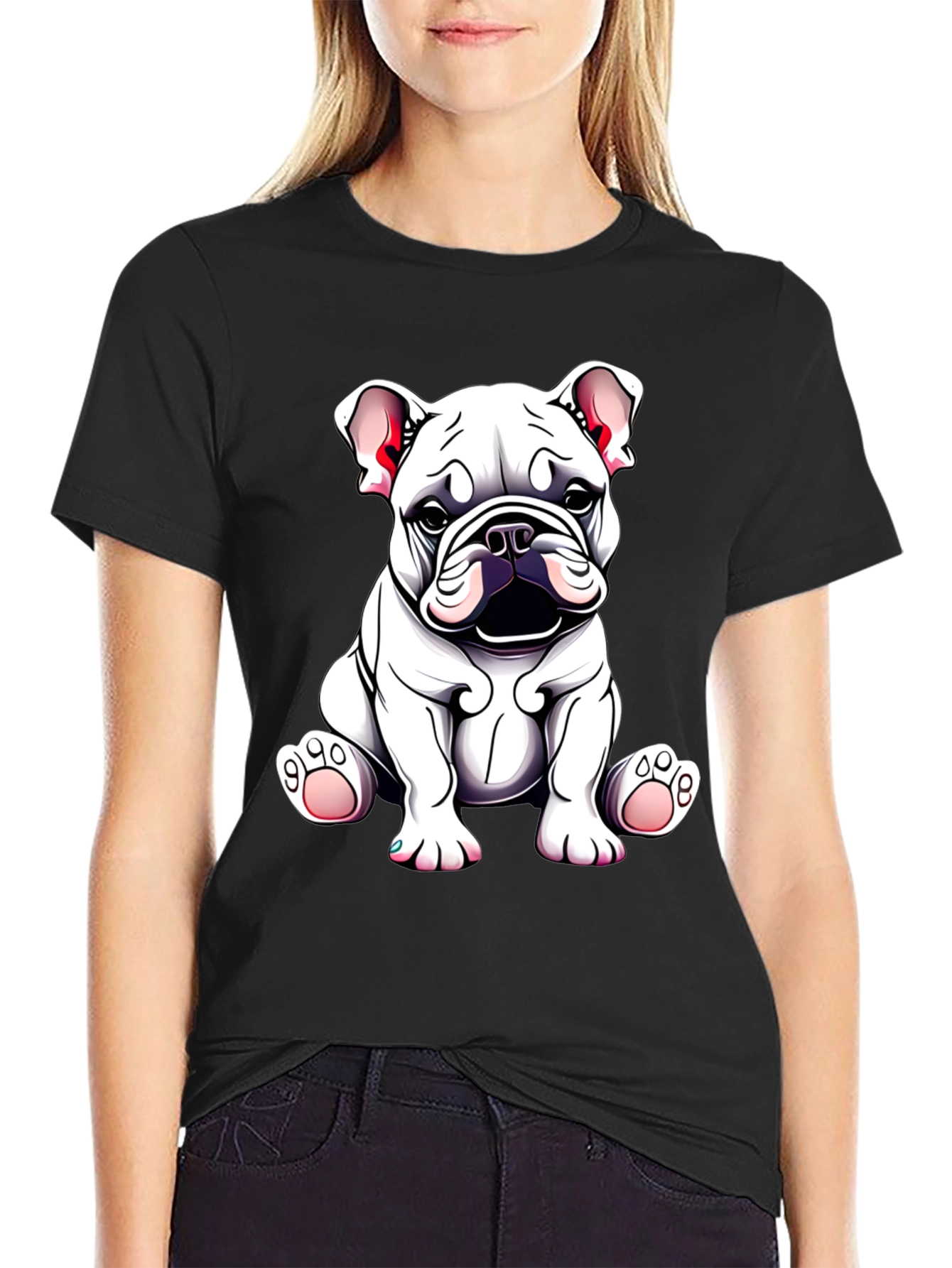 Bulldog Puppy Graphic Tee - Cute Dog Lover Shirt