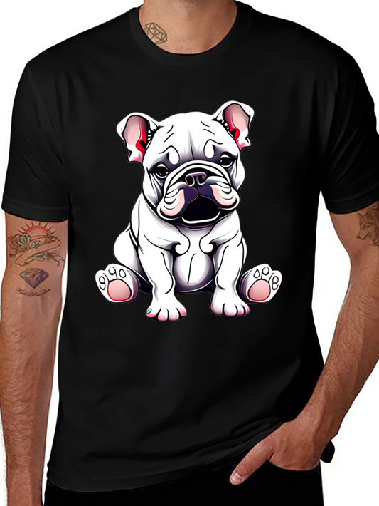 Bulldog Puppy Graphic Tee - Cute Dog Lover Shirt