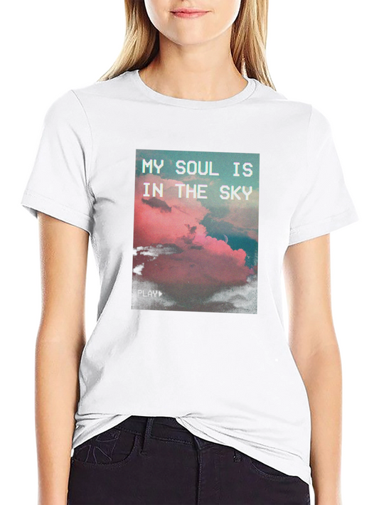 My Soul Is In The Sky Graphic Tee - Black