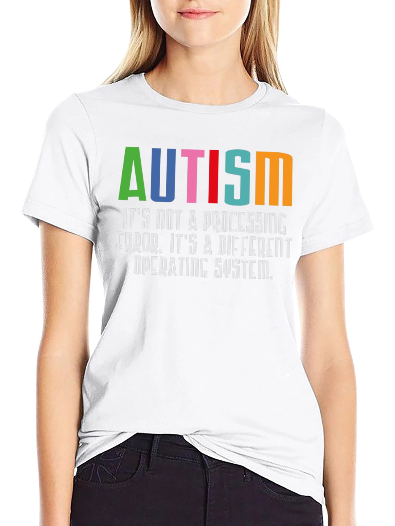Autism Awareness T-Shirt - Its a Different Operating System