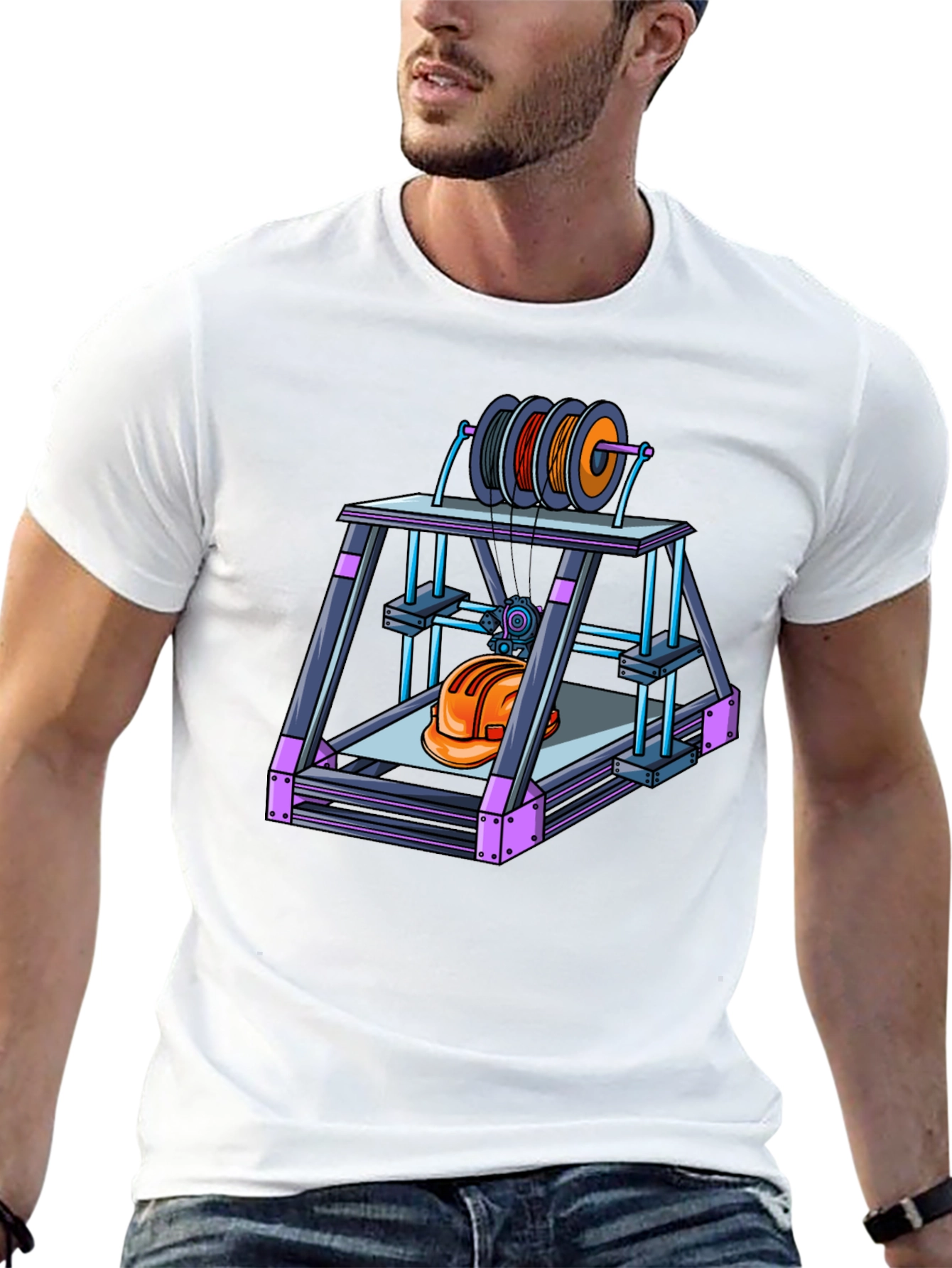 3D Printing Hard Hat Tee