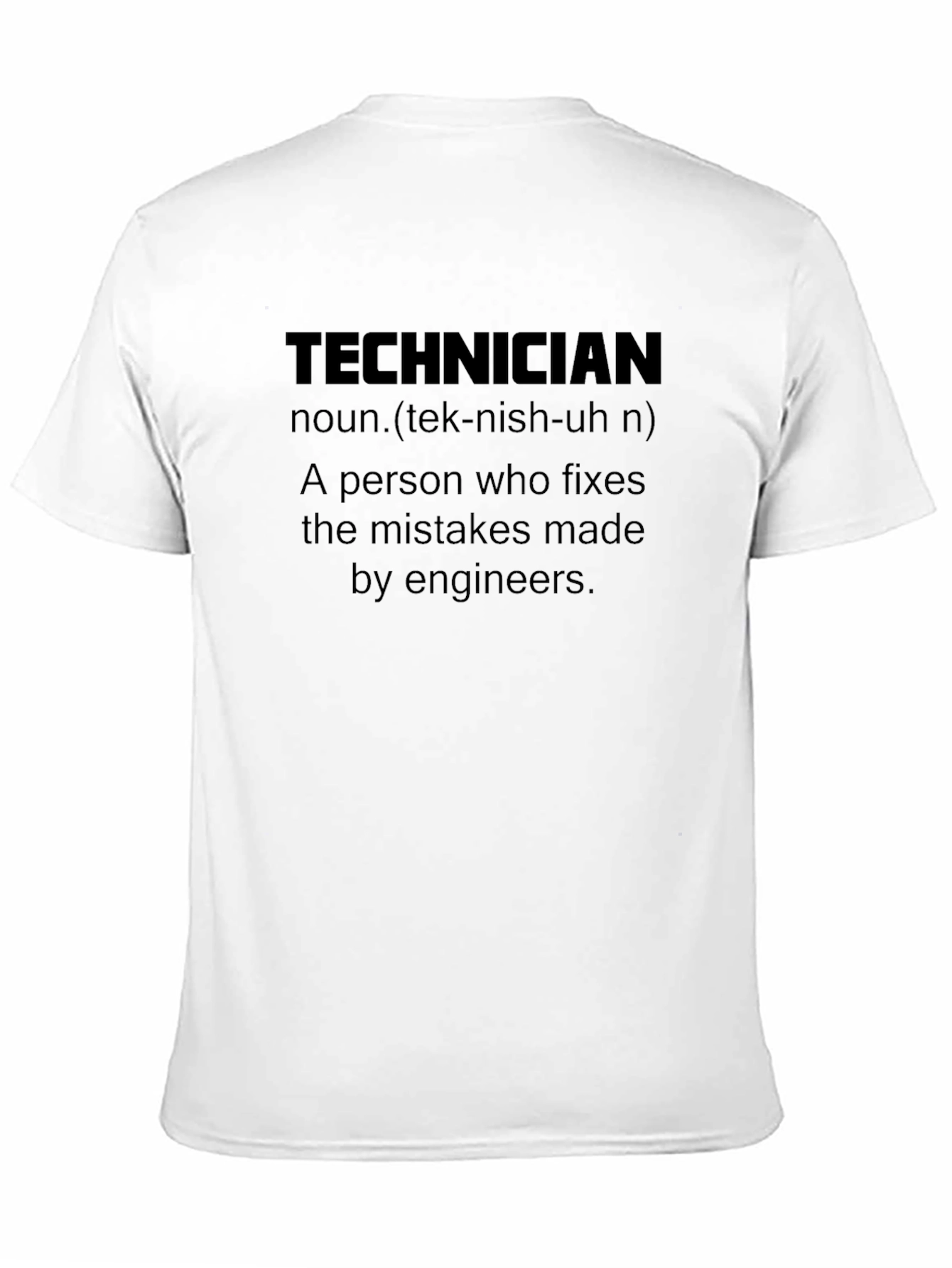 Technician Definition Graphic Tee - Fixer of Mistakes