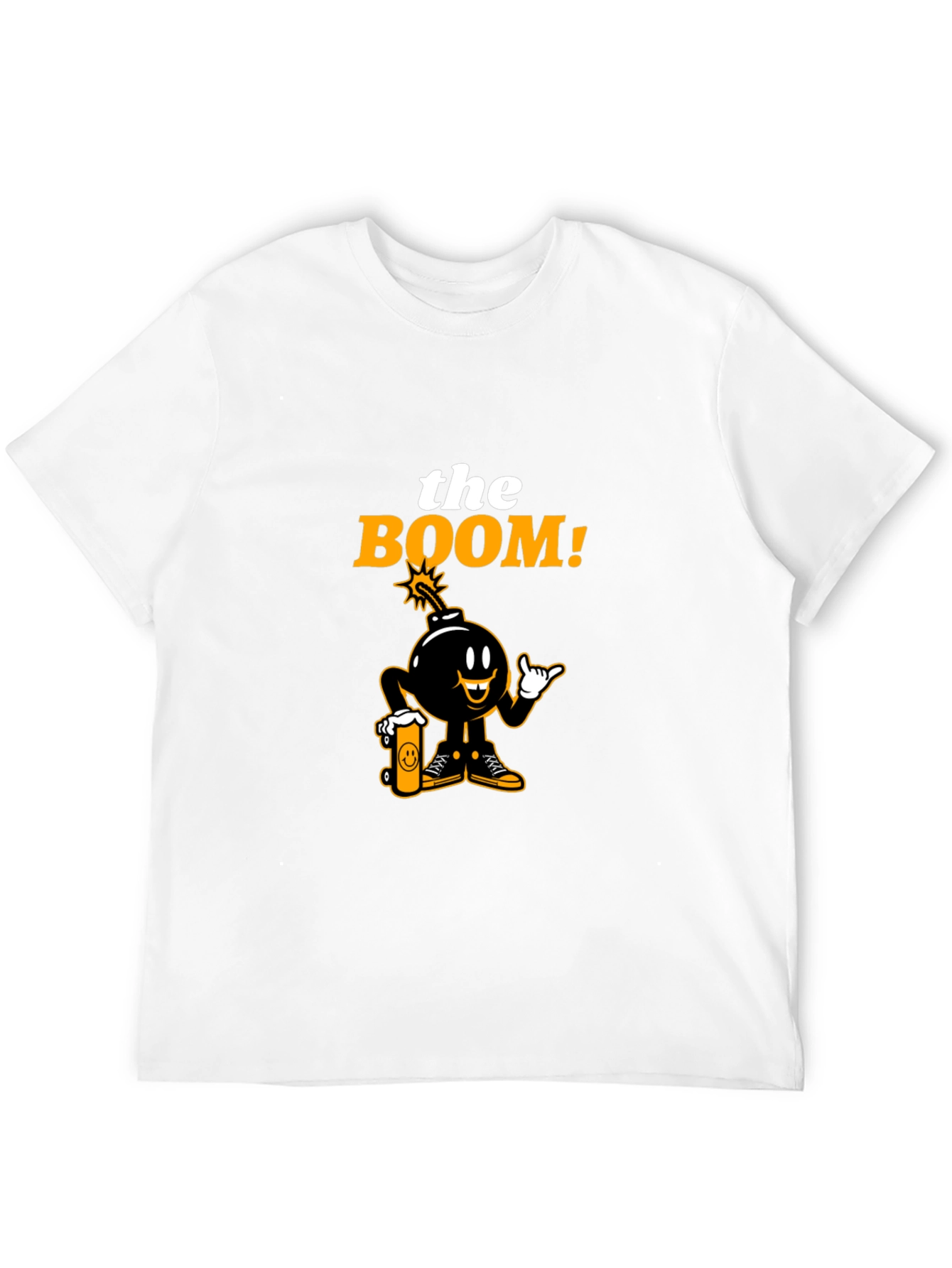 The Boom! Graphic Print Black T-Shirt