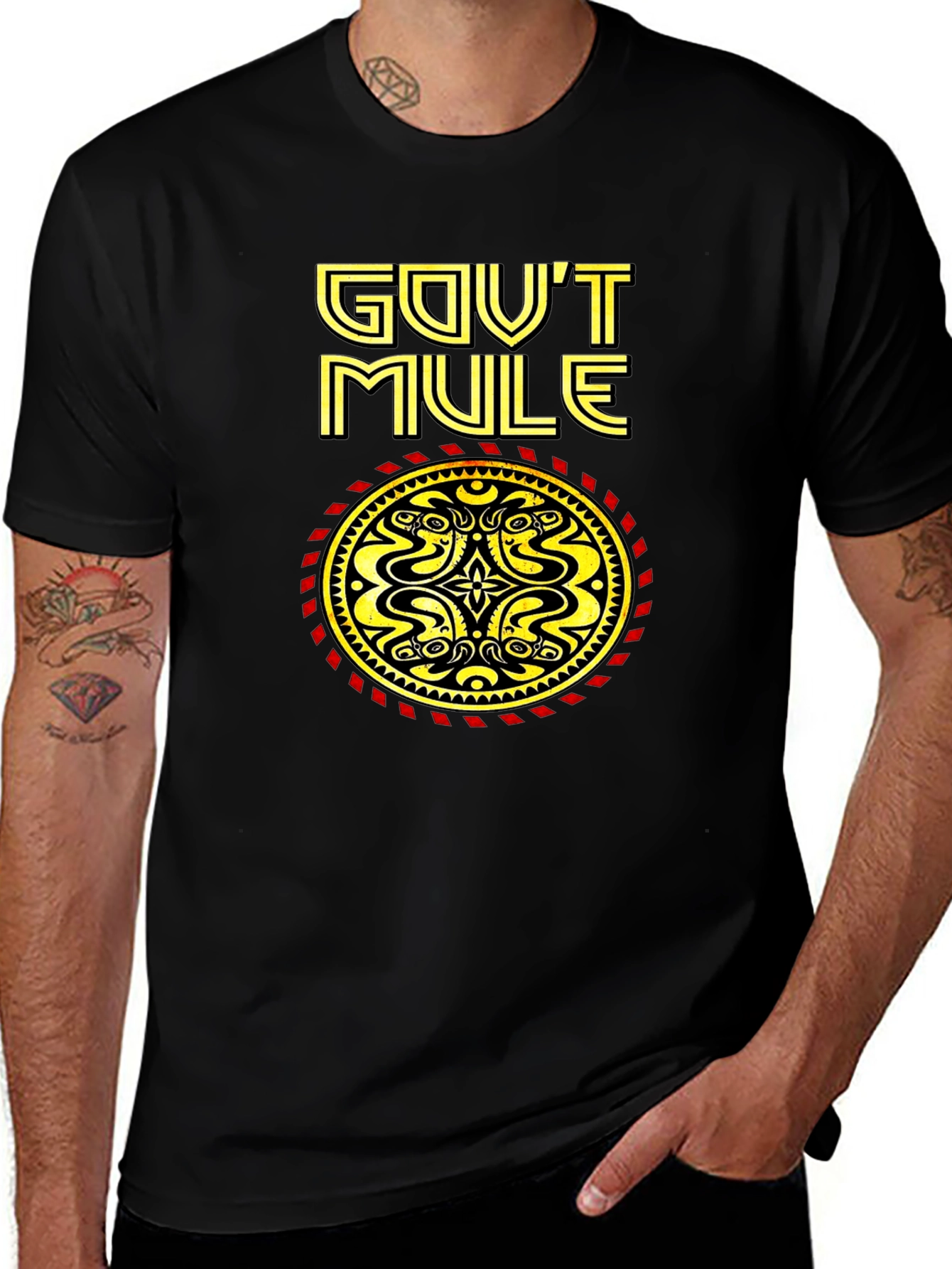 Govt Mule Black Graphic Tee