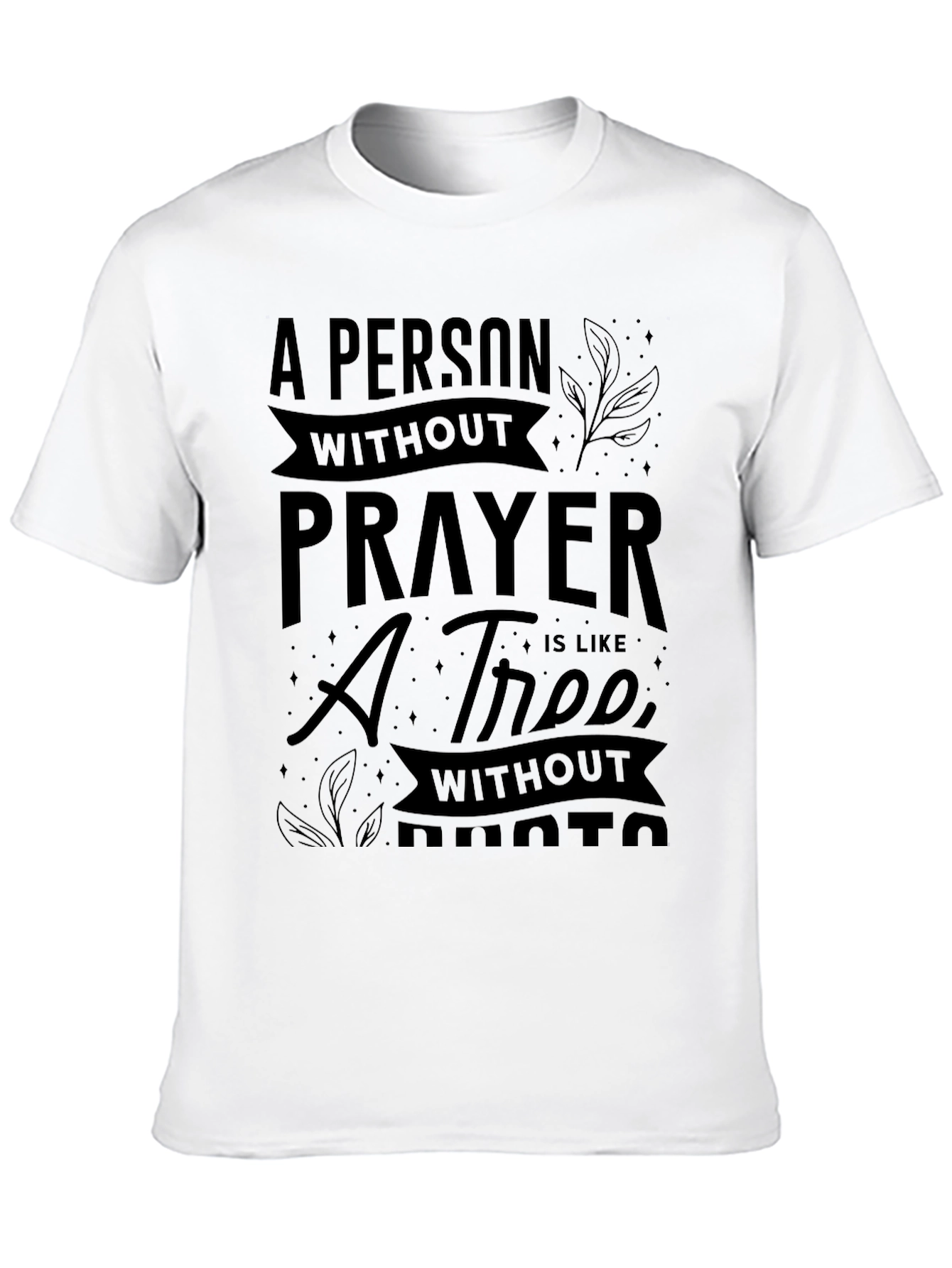 Prayer Tree Black Graphic Tee