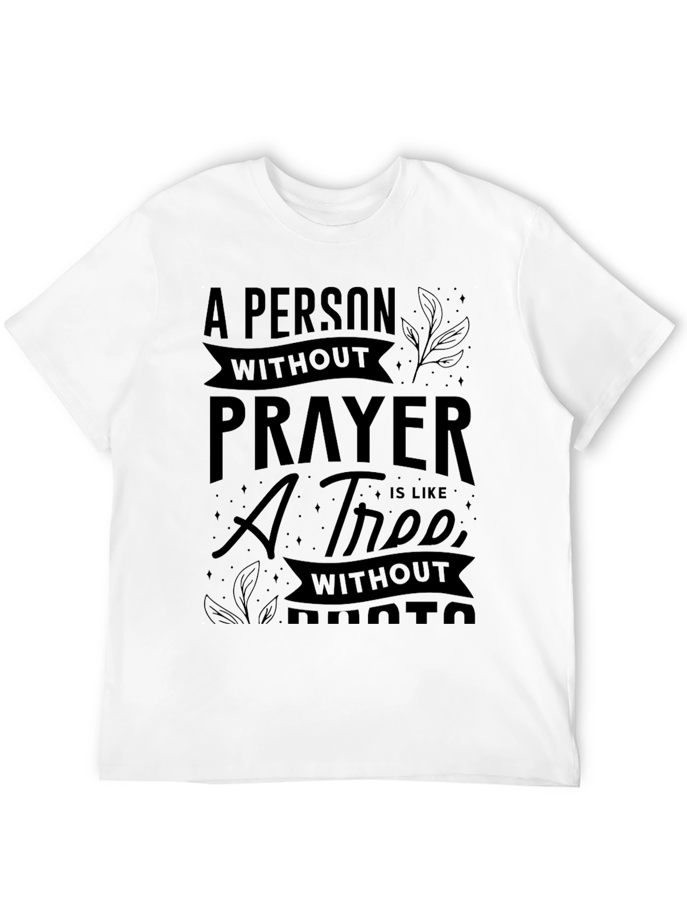 Prayer Tree Black Graphic Tee