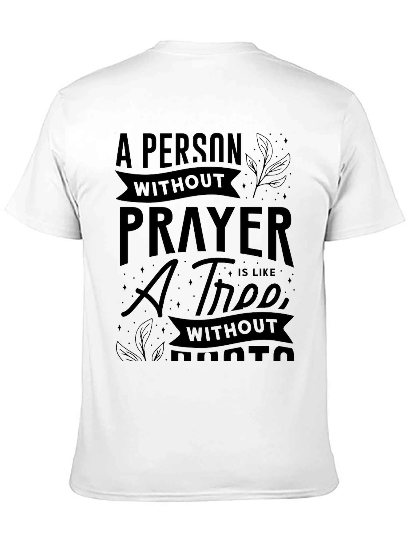 Prayer Tree Black Graphic Tee