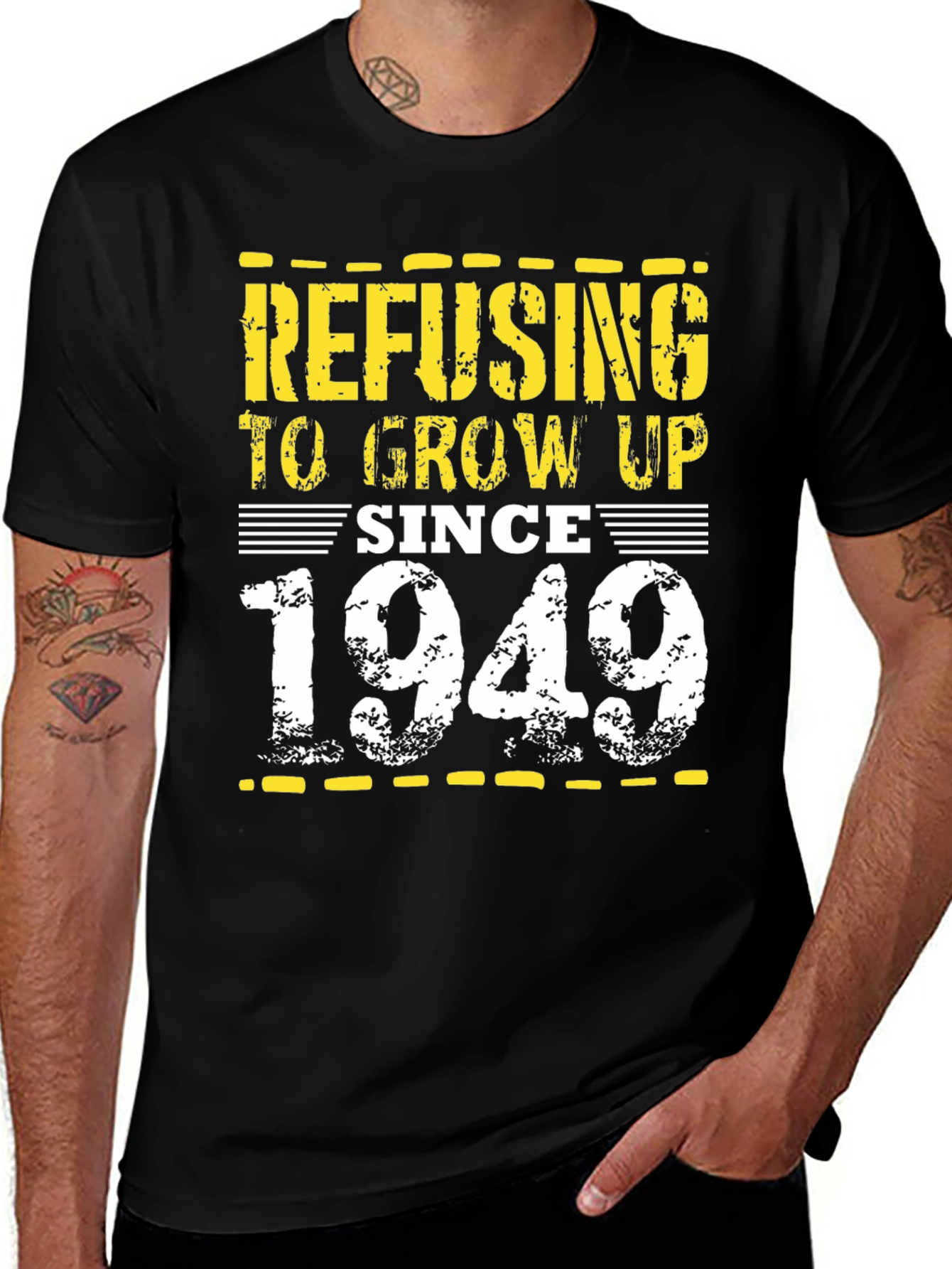 Refusing to Grow Up Since 1949 Graphic Tee