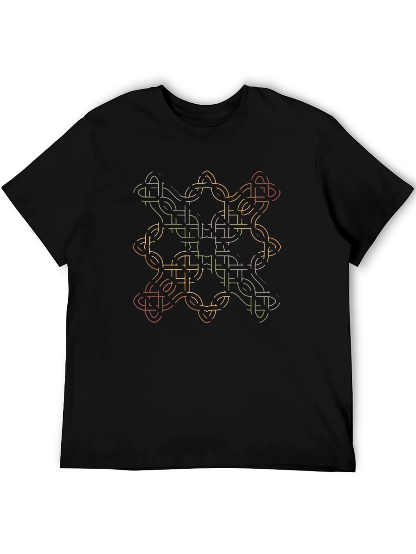 Celtic Knot Graphic Black T-Shirt