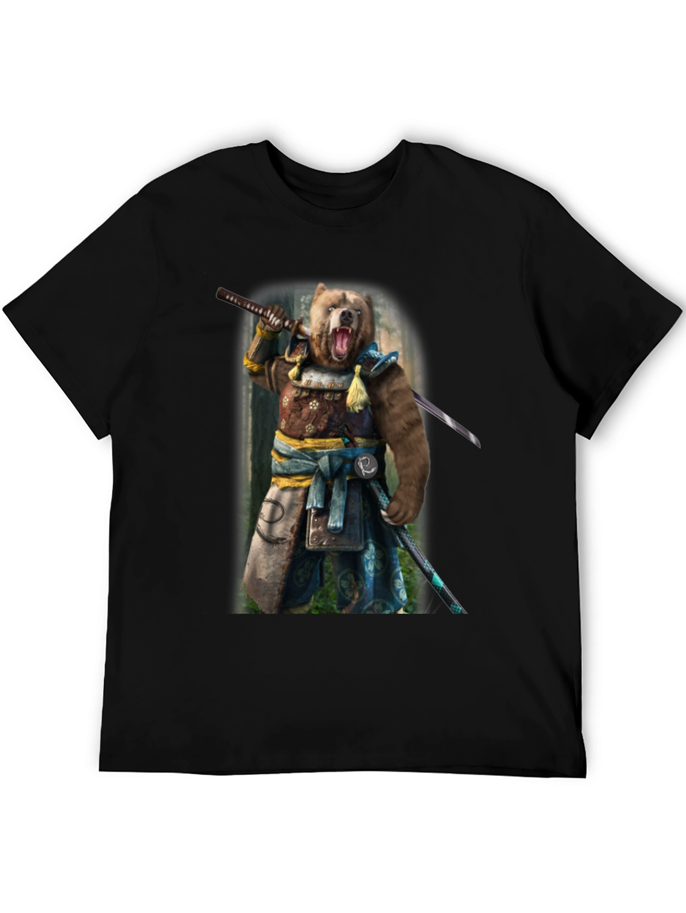 Bear Samurai T-Shirt - Unique Graphic Tee