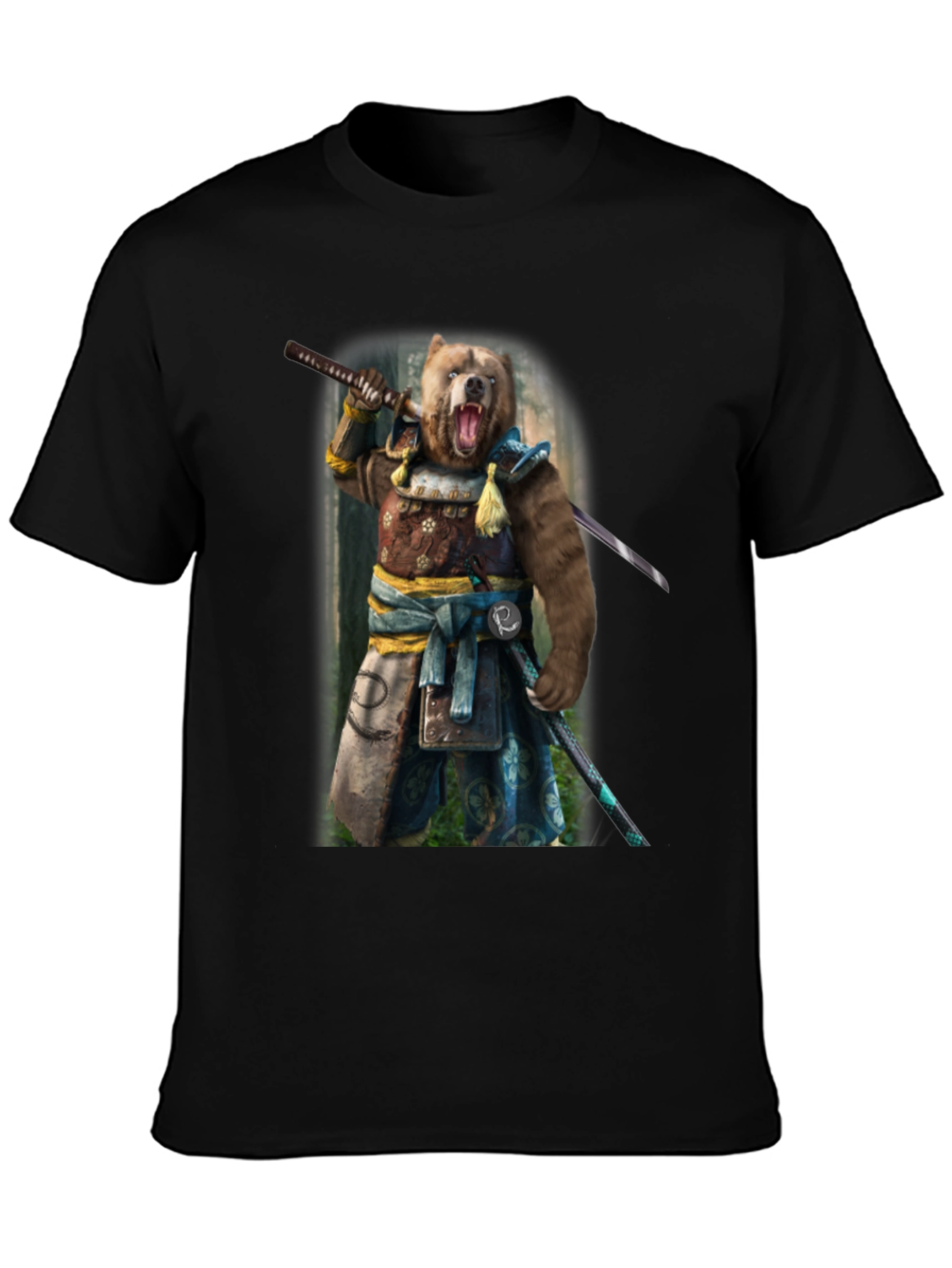 Bear Samurai T-Shirt - Unique Graphic Tee